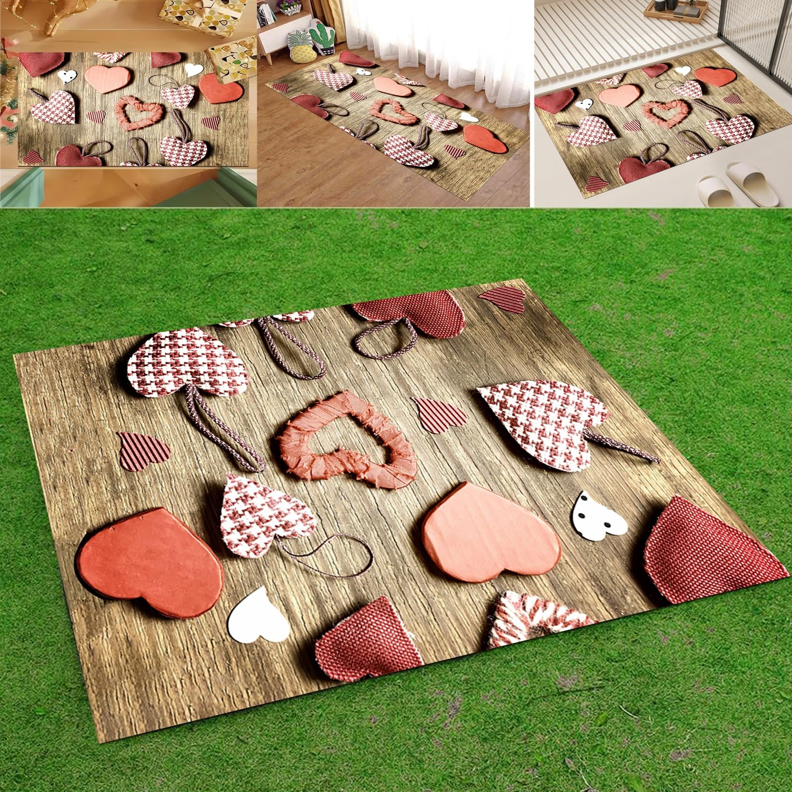 Tapis de passage cuisine 120 x 410 cm tapis de couloir moderne et lavable