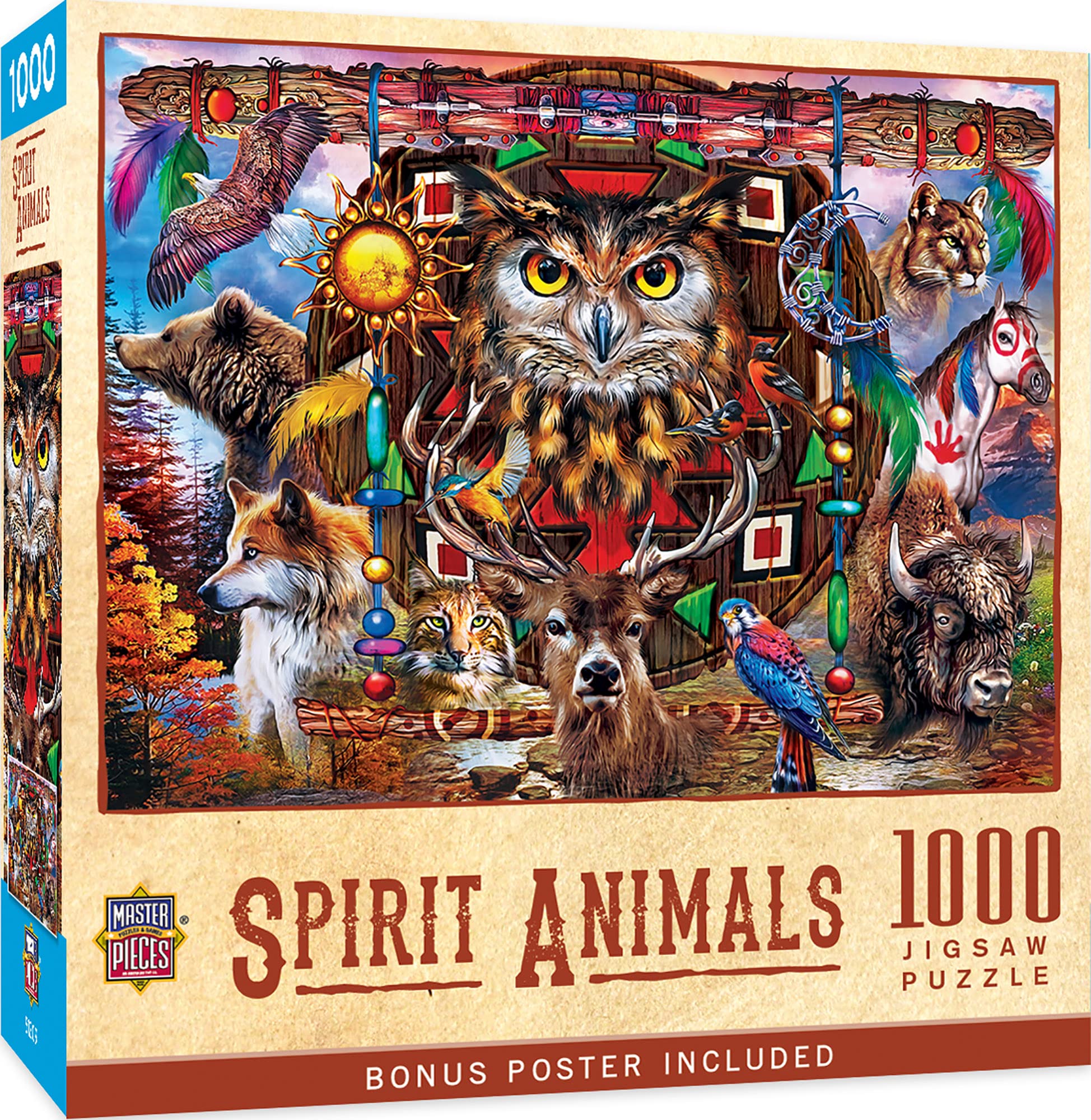 Puzzle 1000 Pezzi MasterPieces - Animali Fantasma E Totem