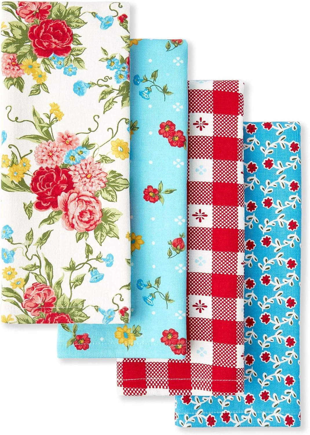 The Pioneer Woman Sweet Rose Kitchen Towels, Set of 4
