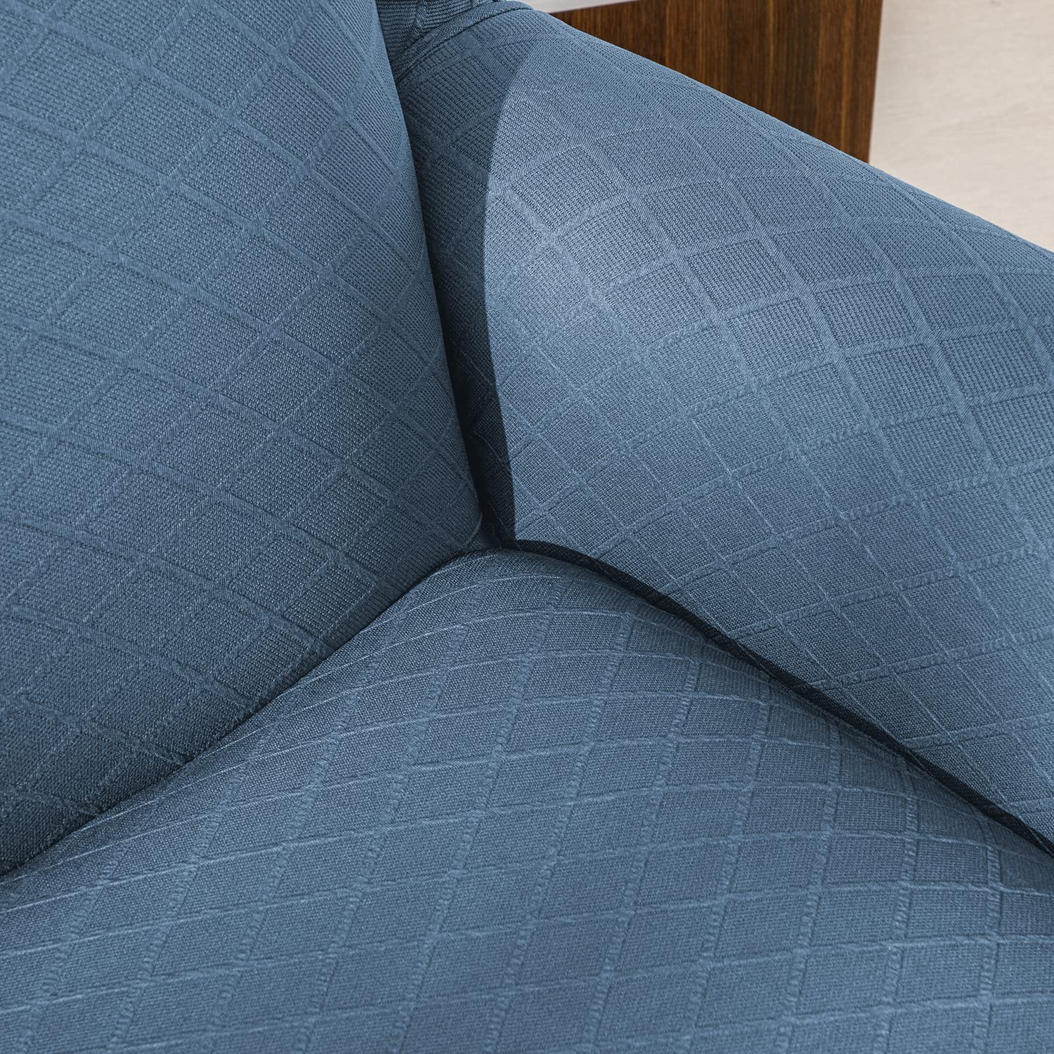 EBETA Fodera per poltrona Relax Elastica Completa Protezione per Poltrona Reclinabile, Fodera per poltrona reclinabile (Blu Jean)
