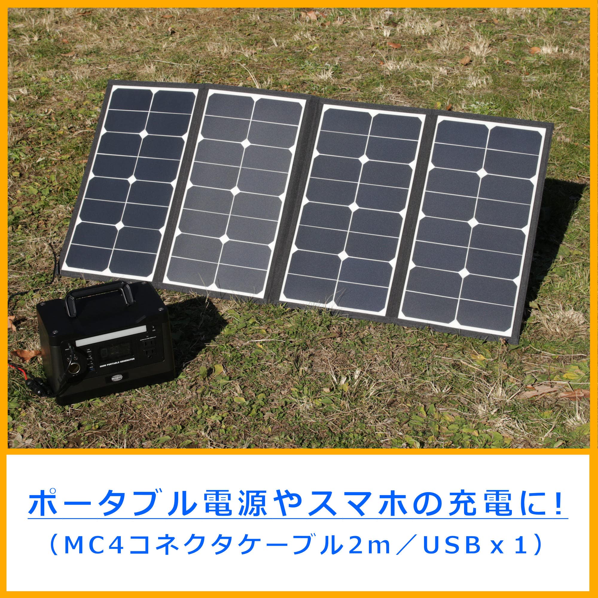 Amazon.co.jp: 日章工業 携行型ソーラーパネルNISSYO NPS-101 : DIY