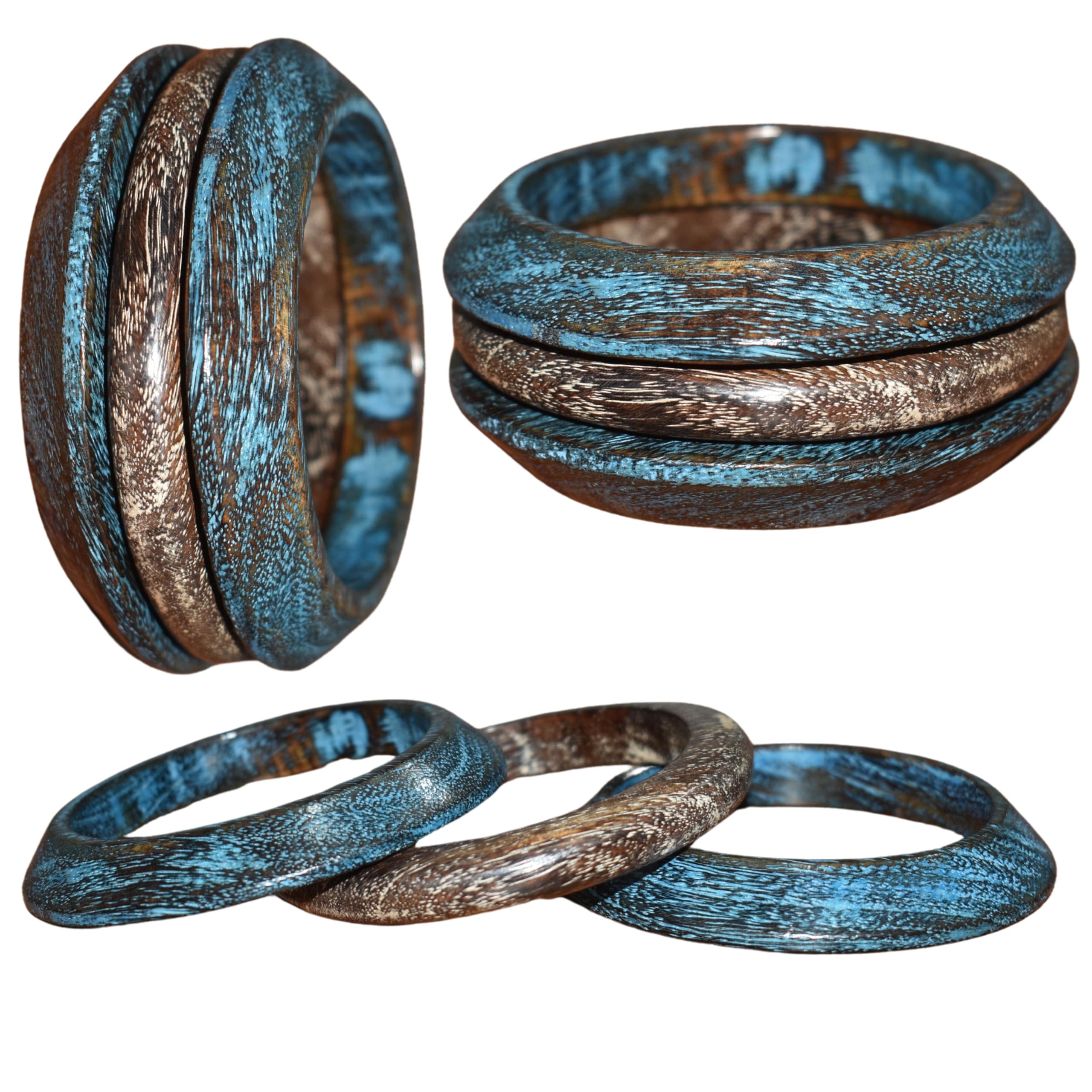 NAAZ WOOD ARTSArtisan Crafted Wooden Antique Bangle – Handmade with Detailed Cutting for a Timeless Look.Handmade Wooden Antique Bangle with Intricate Cutting Design – Unique Artisan Jewelry., M