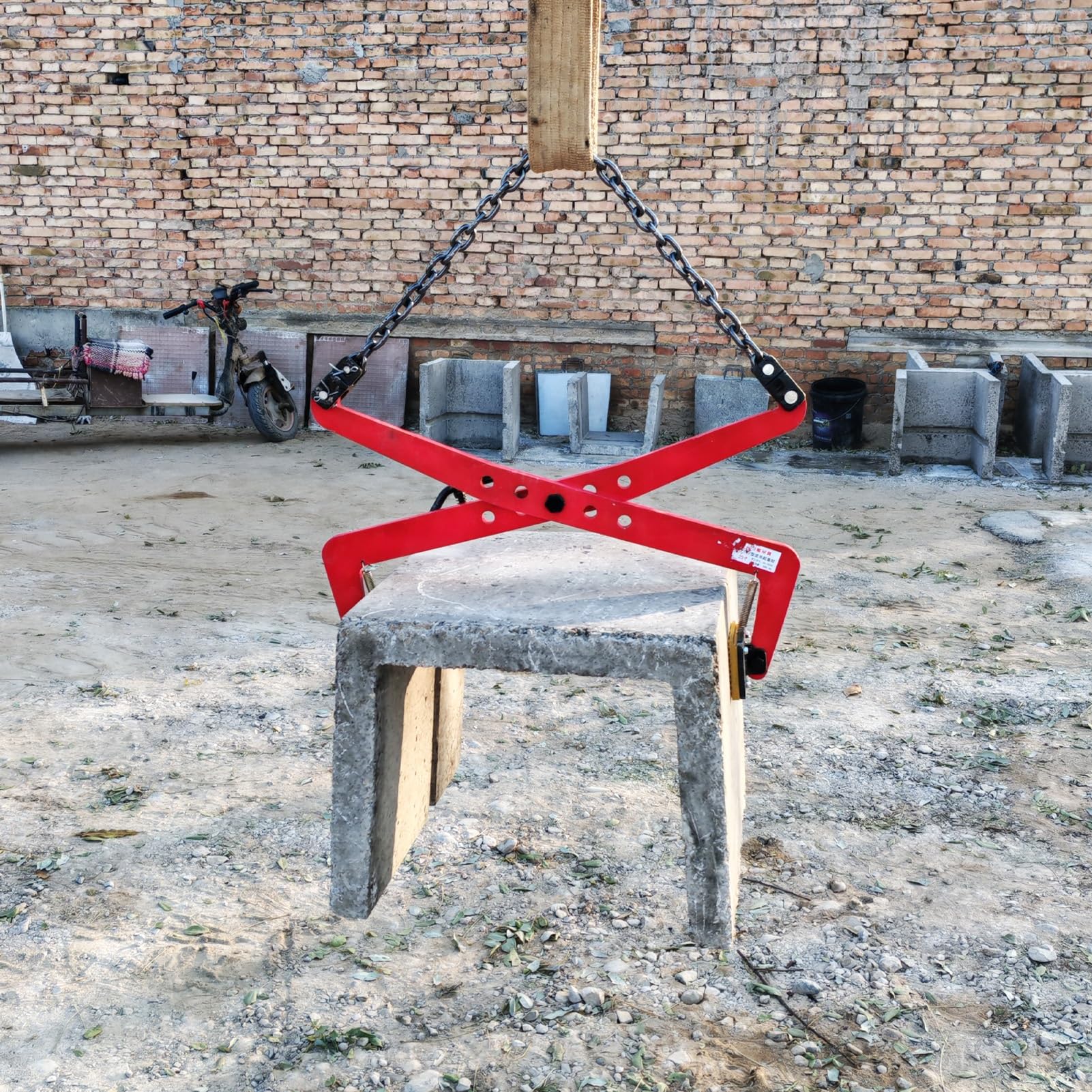SaryEdge Heavy Duty Stone Lifting Clamp, Granite Slab Vertical Lifting Tools, Scissor Lifter Curb Clamp for Plate, Rock, Marble，One Color-X-Small (325kg)，One Color-X-Small (325kg)