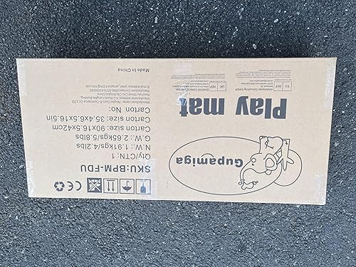 Miniatura 10 de Tapete plegable para bebé, tapete de juego de espuma extra grande, reversible, impermeable, portátil, de doble cara, para niños pequeños, uso en