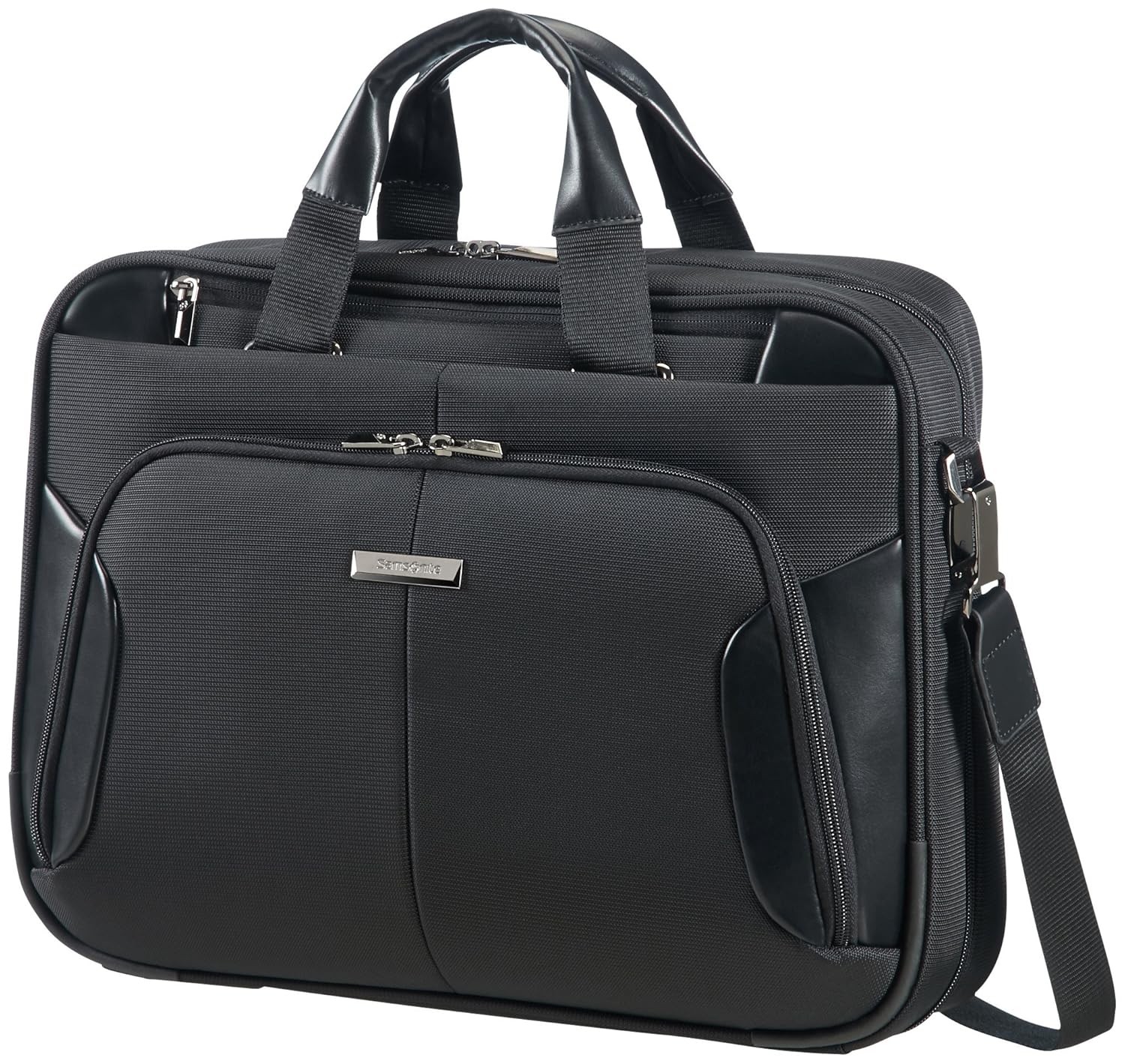 Samsonite XBR Polyester 17 Ltrs Black Briefcase (08N (0) 09 006