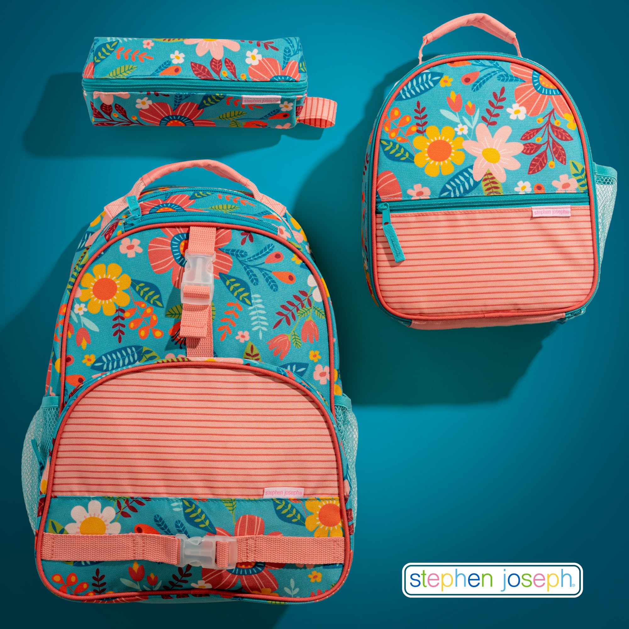 Stephen Joseph - All Over Print Sac isotherme - Dino rose