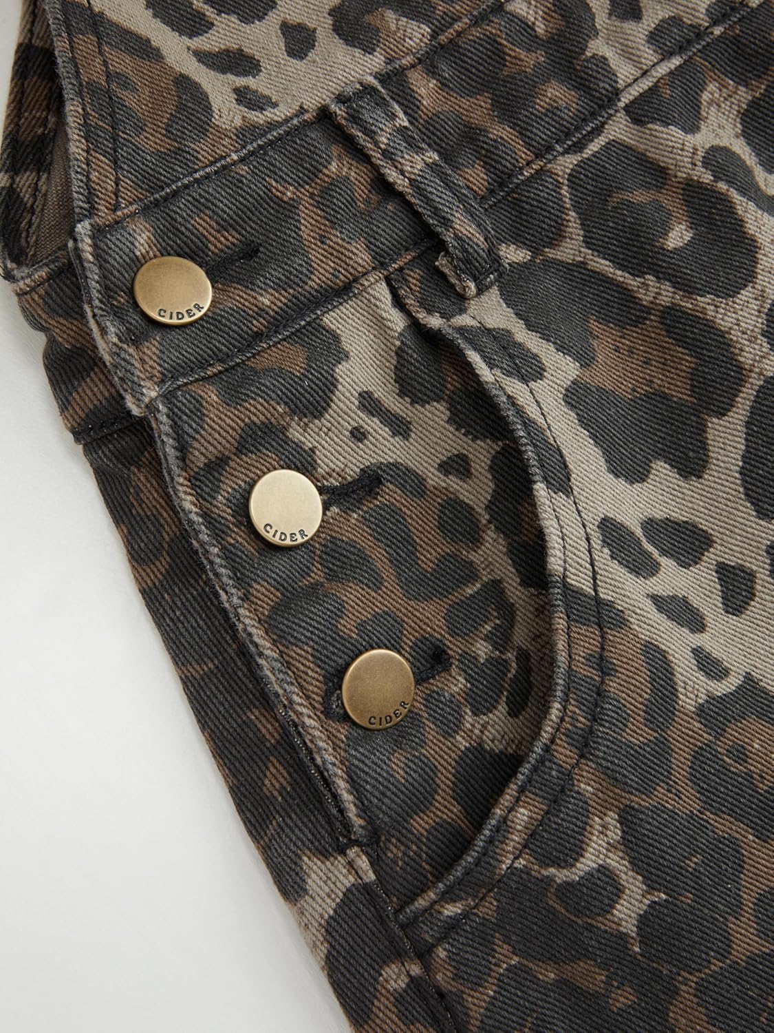 CIDER Denim Overall Dress for Women Jean Dress Sleeveless Mini Dresses with Pockets Adjustable Strap Trendy 2026 - Image 2