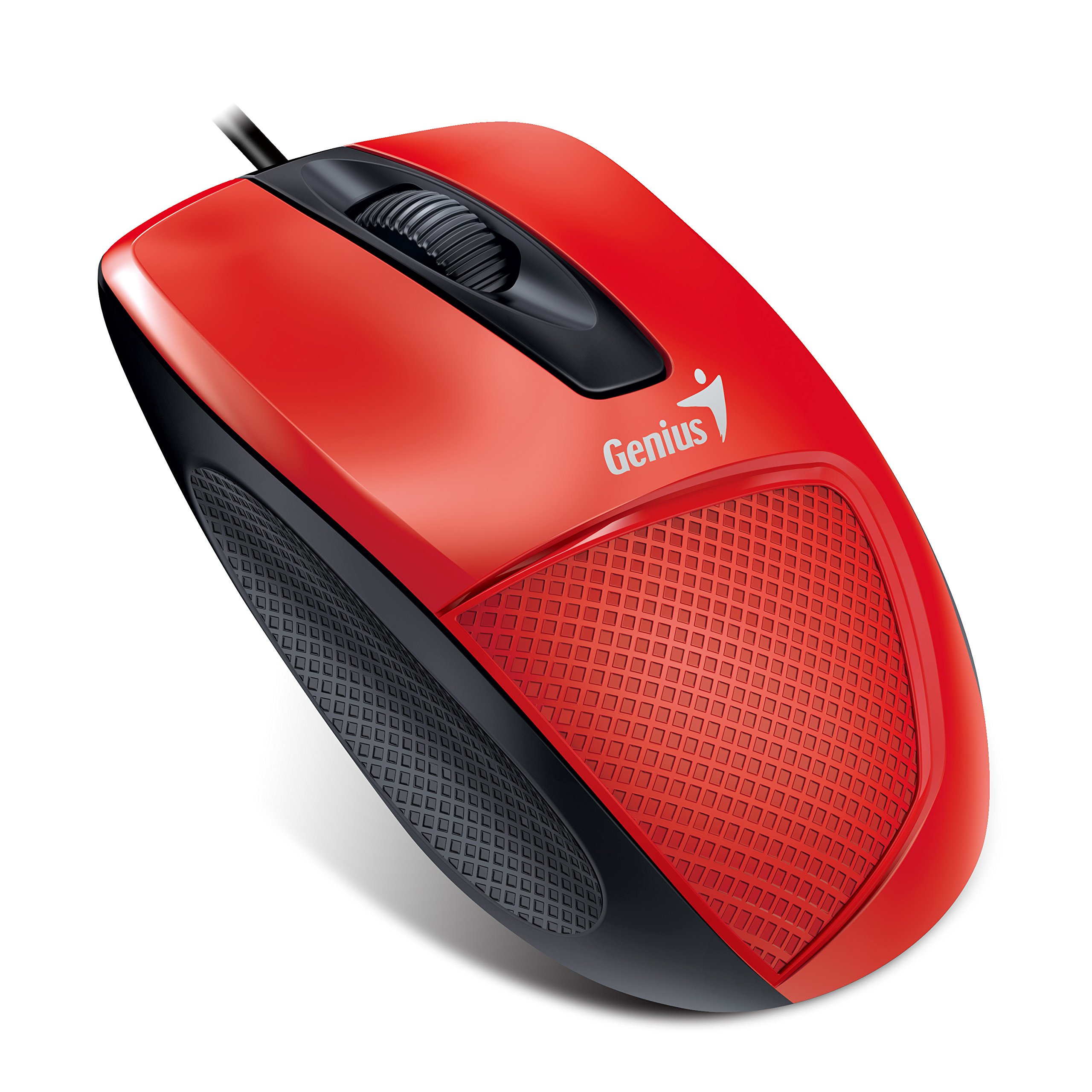 Genius Mouse DX-150X Ergonomic Red USB 1000 DPI 3 Buttons Cable 1 5m