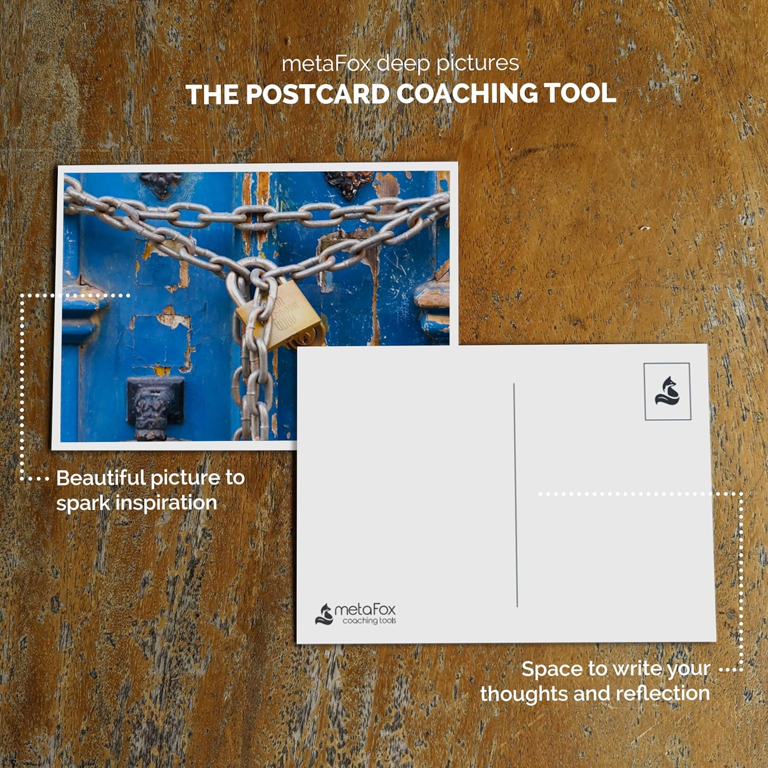 metaFox Coaching Postcards - Doorway Effect - 52 Cards to Spark Meaningful Conversations and Connections in Coaching and Therapy