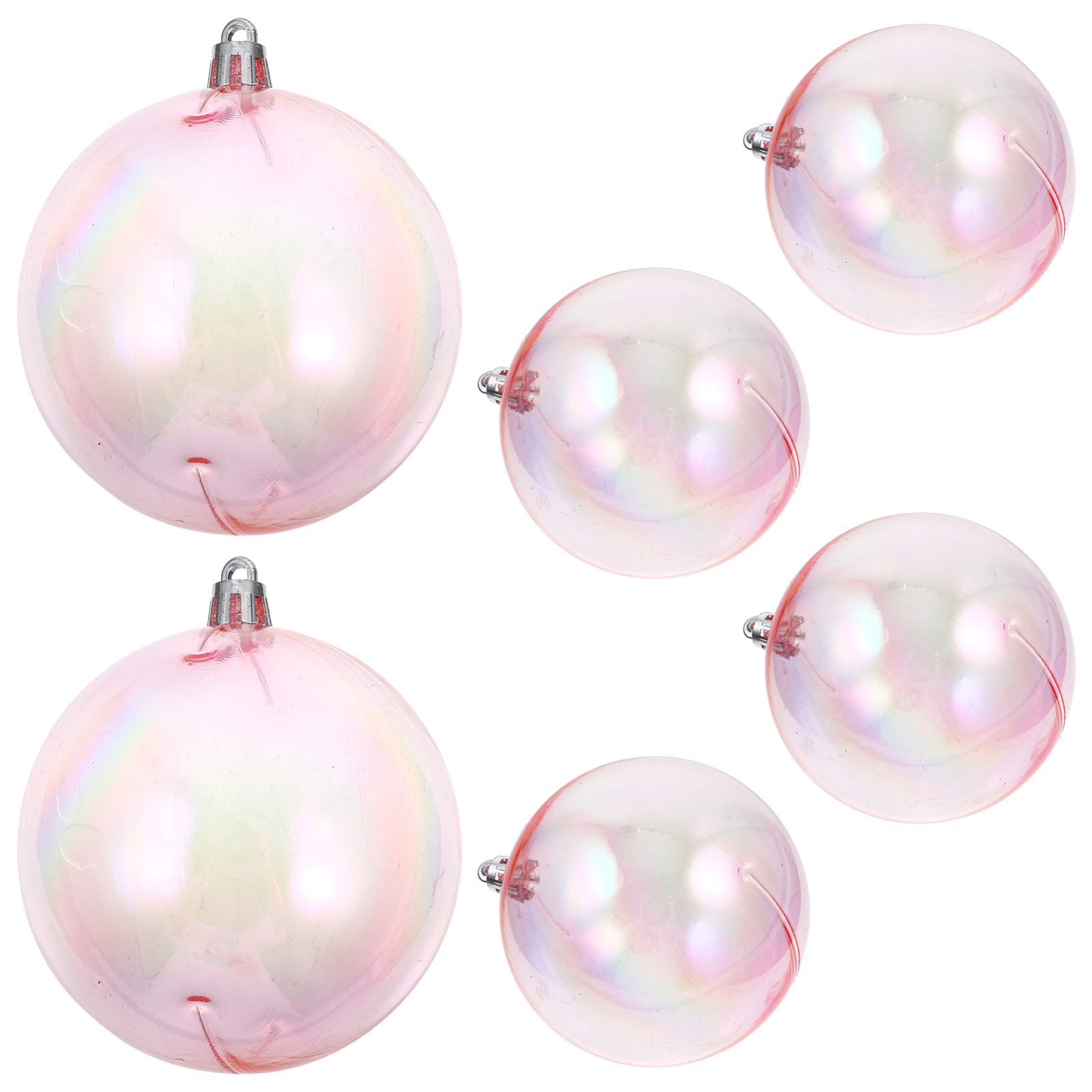 Amazon.co.jp: DECHOUS クリスマスボール オーナメント 8cm 6個セット