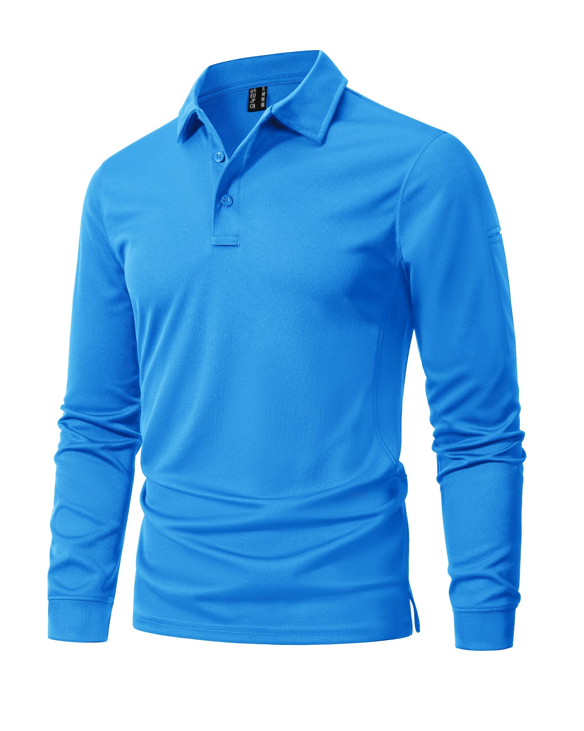 MAGNIVIT Men's Polo Shirts Long Sleeve Tactical Polo