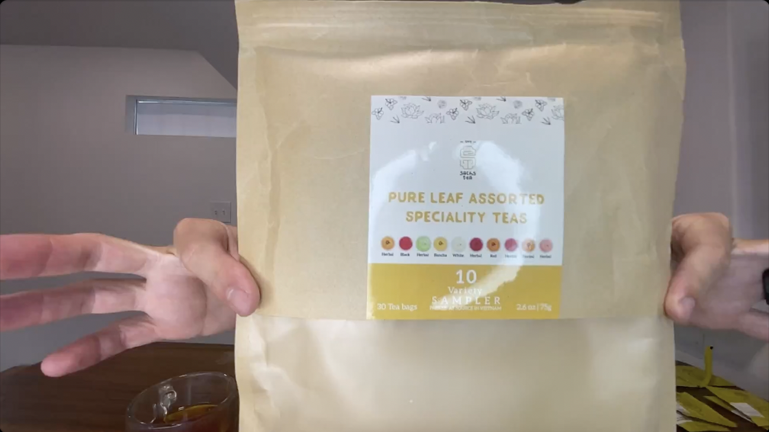 TASTE TEST Sachs Tea Premium Organic Variety Pack Tea Gift