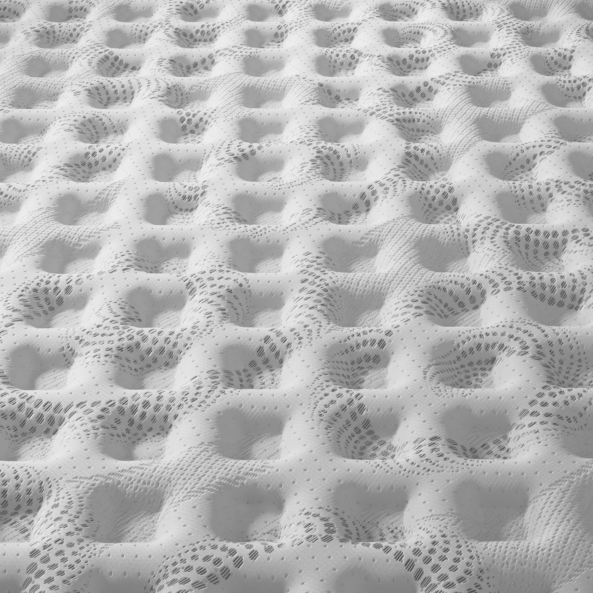 NOVEMBER- Ensemble Matelas + LIT (140x200cm)- Matelas Elekctra Ressorts ensachés & mémoire de Forme Épaisseur 30cm + Sommier Bois Stable & Robuste revêtement synthétique Gris