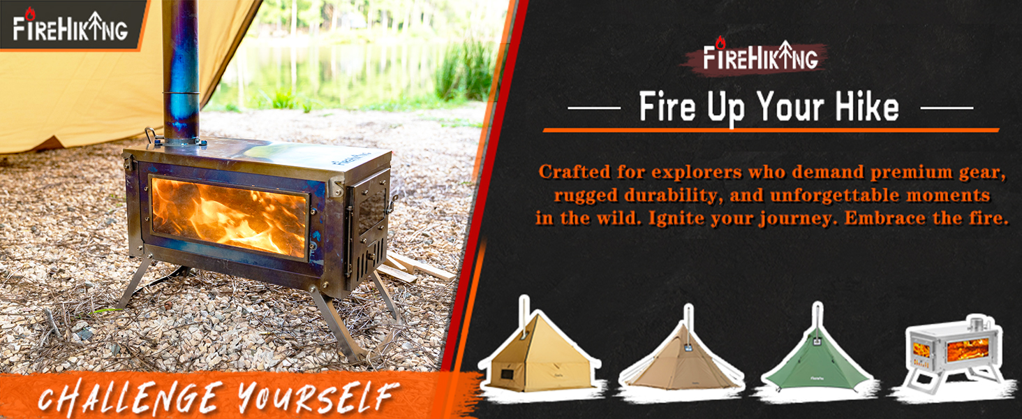 Amazon.com: FireHiking Titanium Stove Camping Tent Burning Stove
