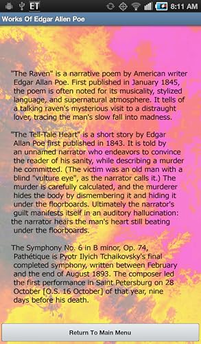SchoolReading - Edgar Allen Poe – The Raven and The Tell-Tale Heart – Digital Book With Tchaikovsky Soundtrack – vue 5