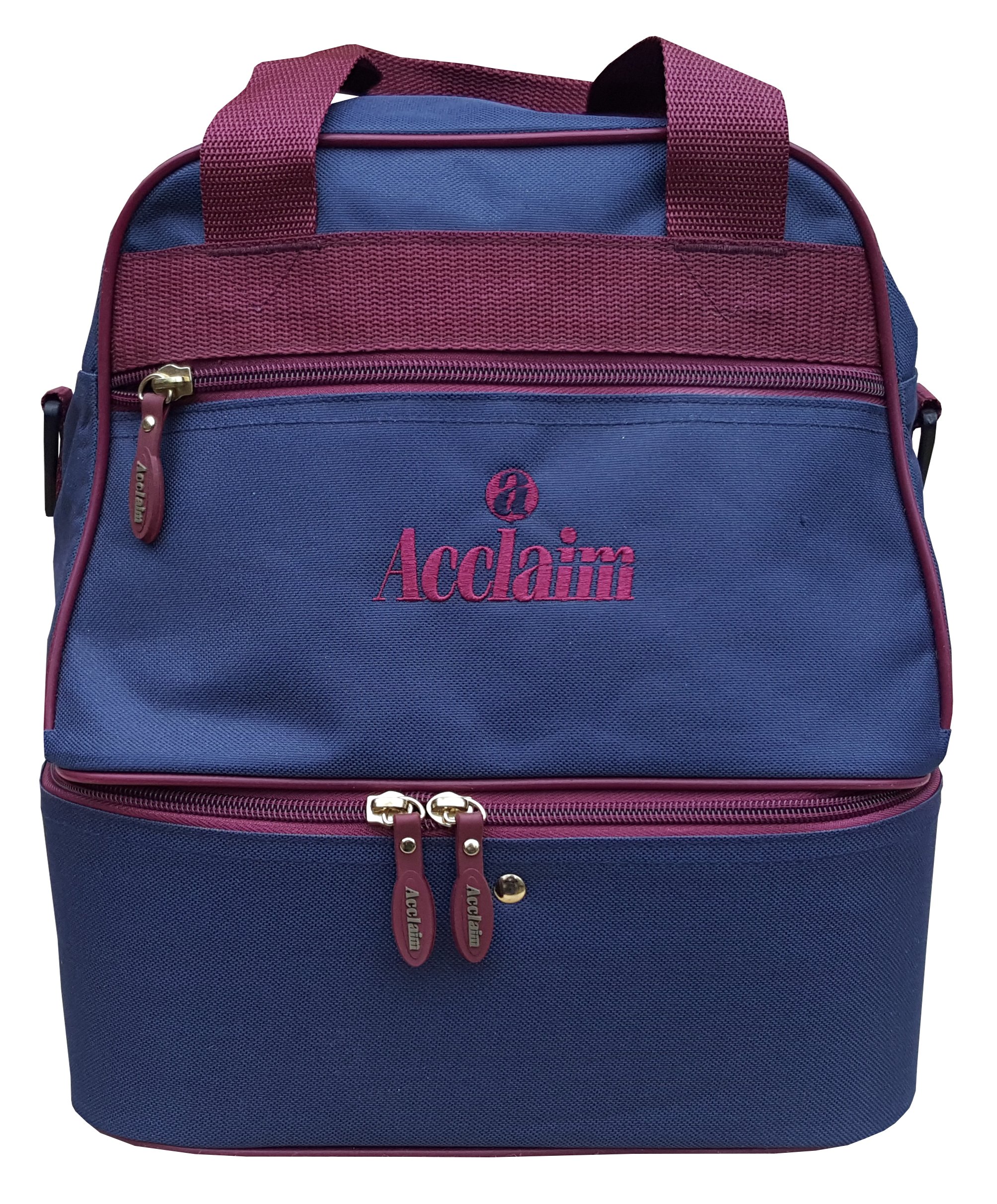 Acclaim Staple - Mini bolsa de bolos de nailon de doble piso para cuatro cuencos con correa para el hombro, modelo 2024