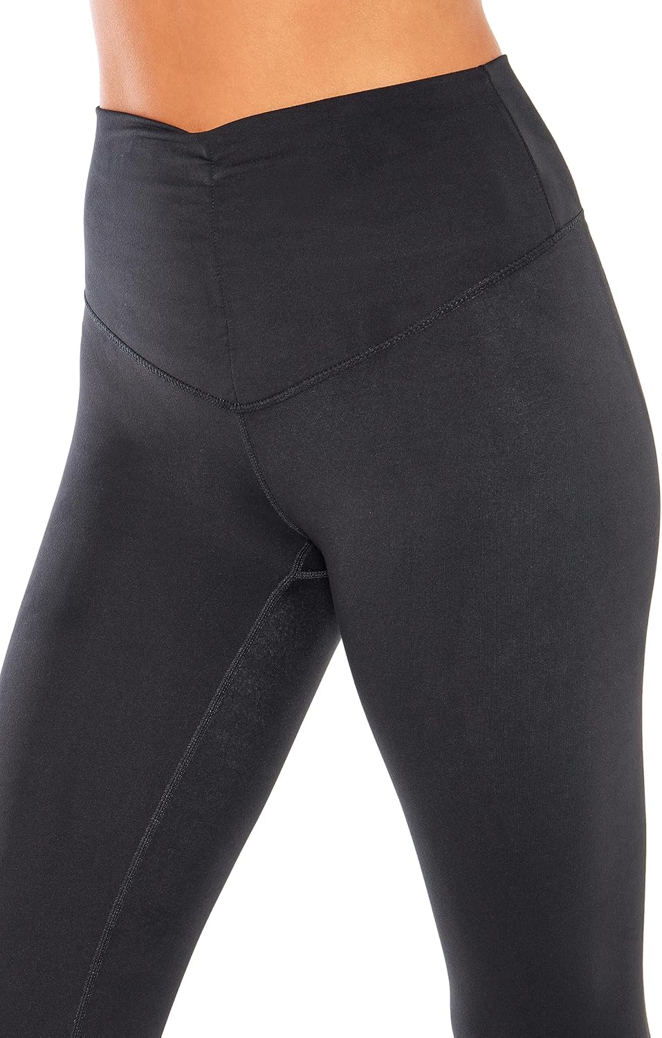 Balance Collection Womens Victory V-Shaped Waistband High Rise Legging - Image 2