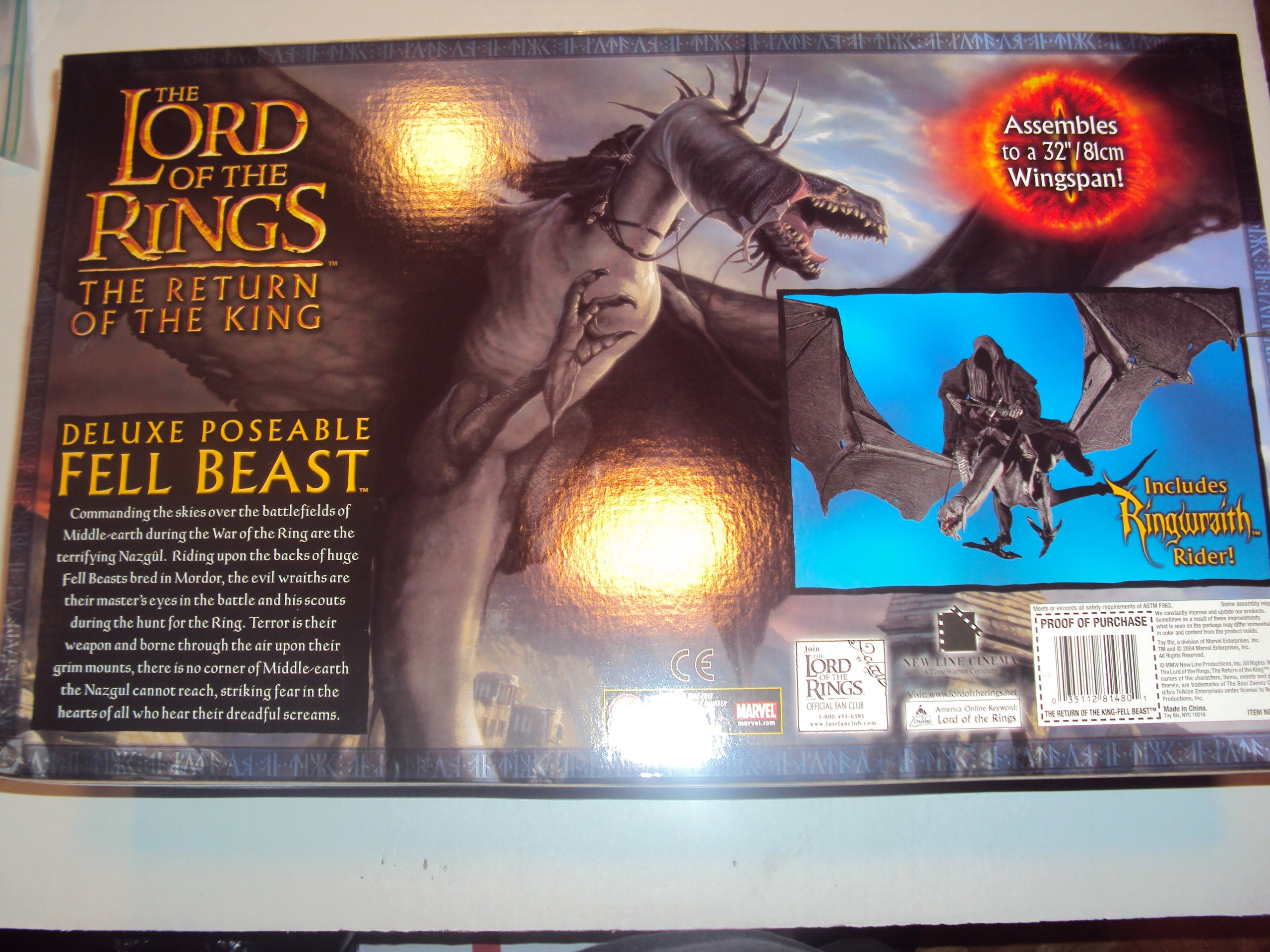 フェルビーストDX Poseable FELL BEAST Lotr Deluxe Poseable Fell Beast : Amazon.sg: Toys