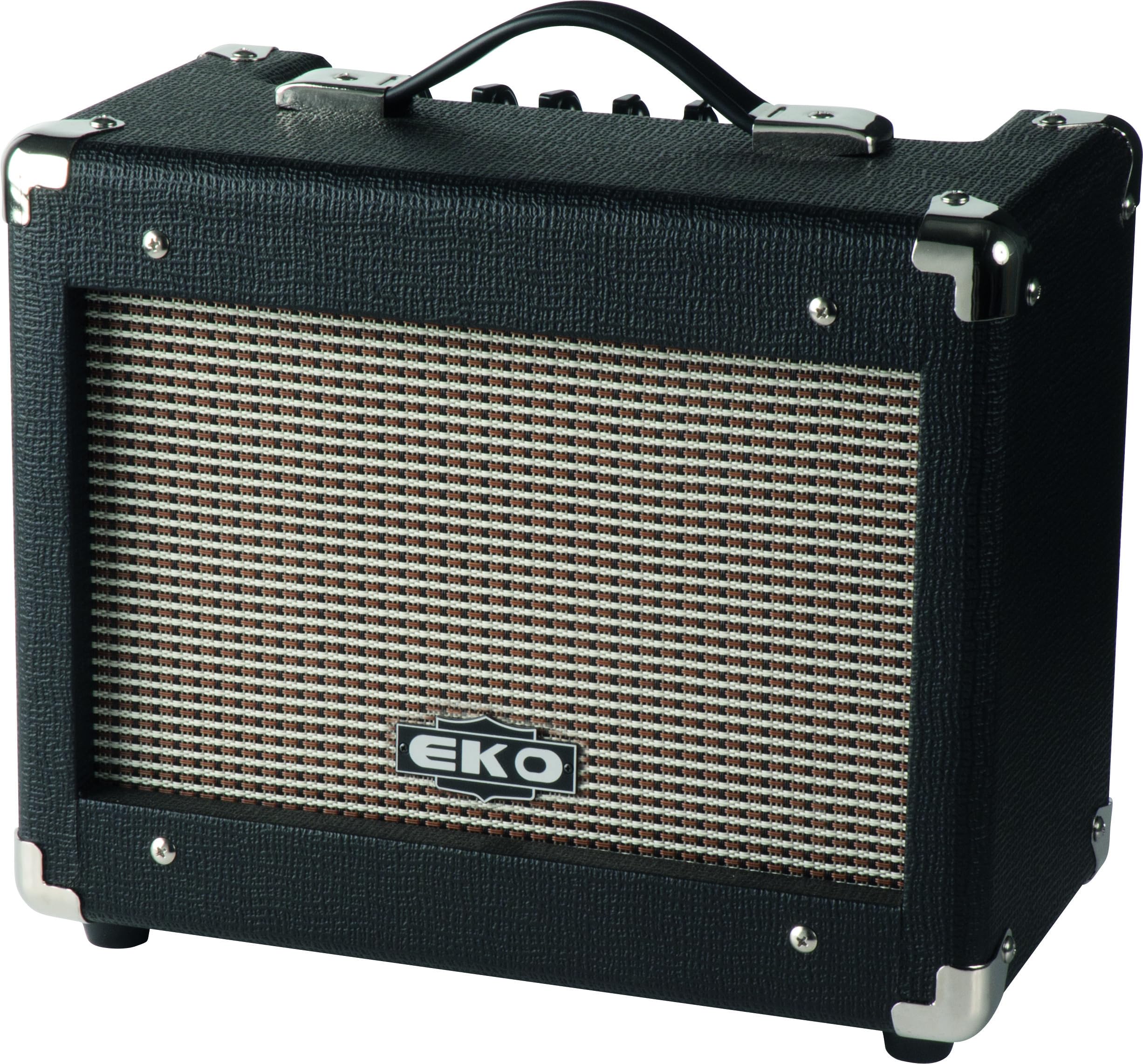 EKO GUITARS - V 10 "THE BEETLE", Amplificatore Combo per Chitarra, Cono da 5" tre Pomelli di Regolazioni, Output Cuffie, Wattaggio 10 W, Peso 3.5kg, Colore Nero