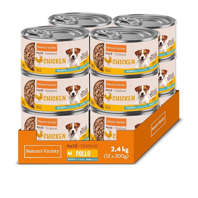 Nature's Variety - Paté para Perros Cachorros Mini con Pollo 12 x 200g