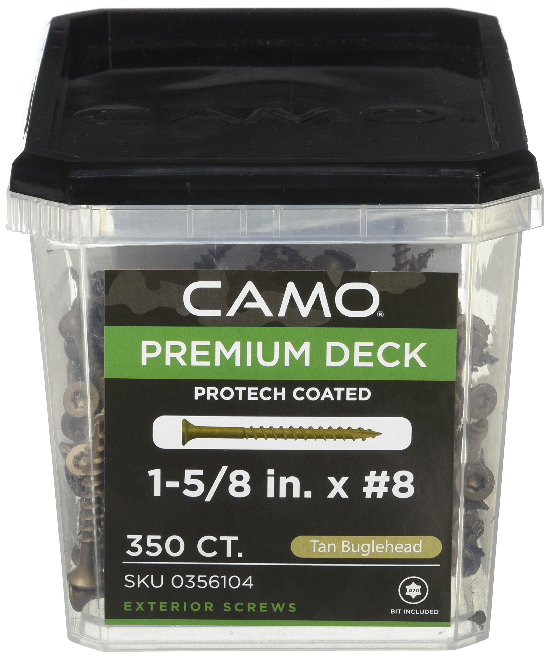 NATIONAL NAIL 356104 350CT 1-5/8 by 8-Inch Deck Screw