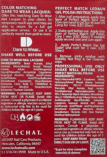 Miniatura 6 de LeChat Perfect Match - Esmalte de gel diamantes esmerilados 05 onzas PMS163