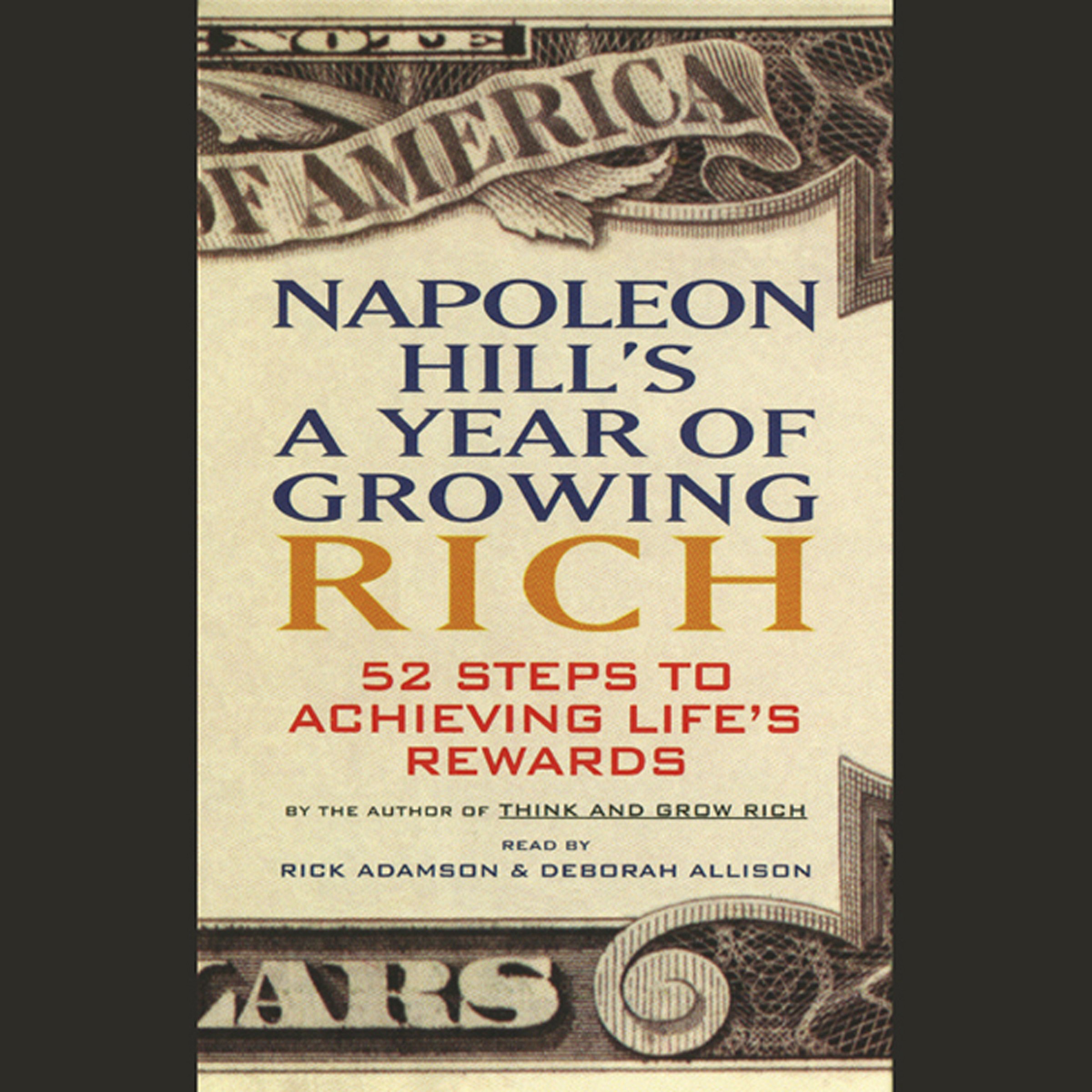Cover art for Napoleon Hill's A Year of Growing Rich