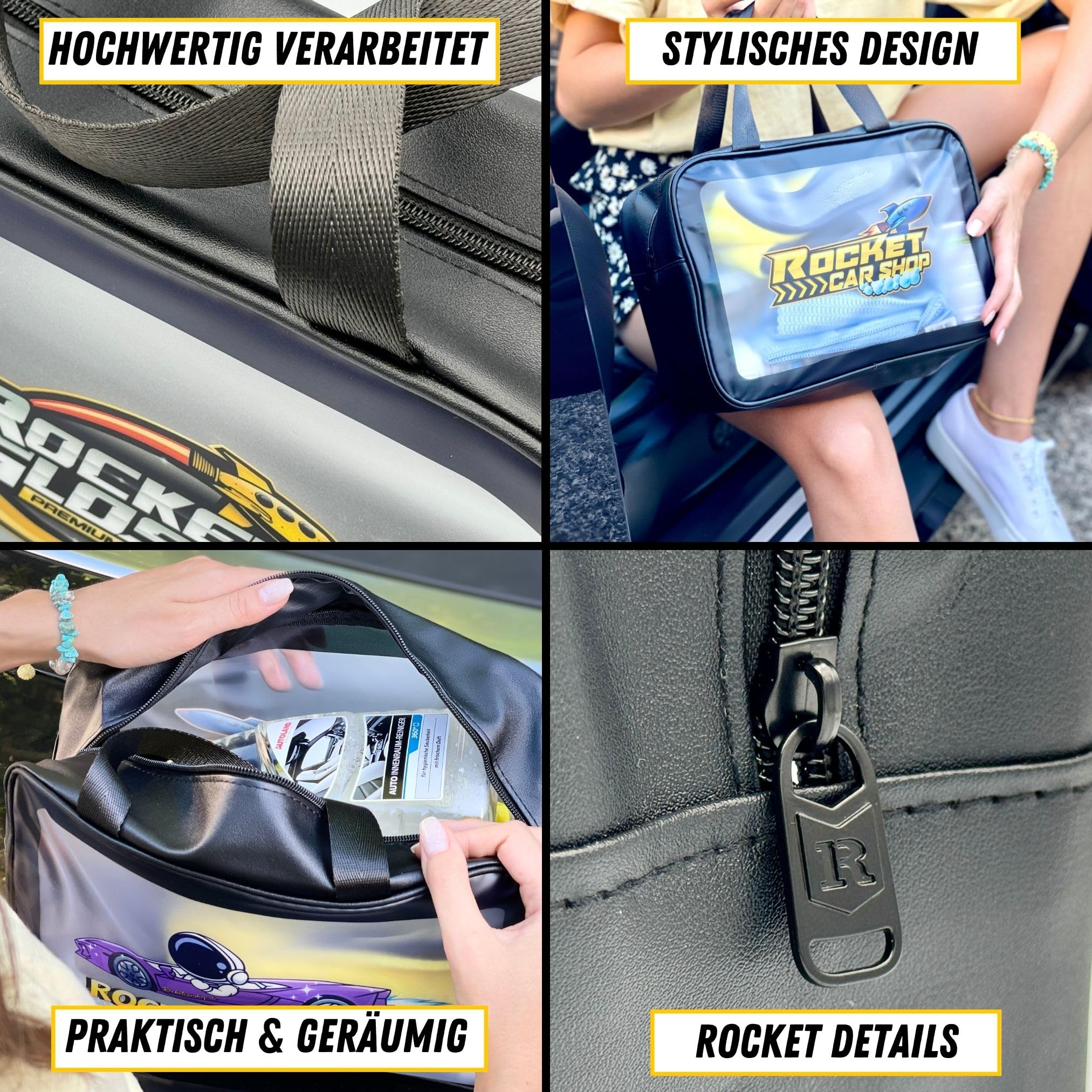 Zestaw do pielęgnacji samochodu: Rocket Performance Box 16-częściowy (Bubble Gum)