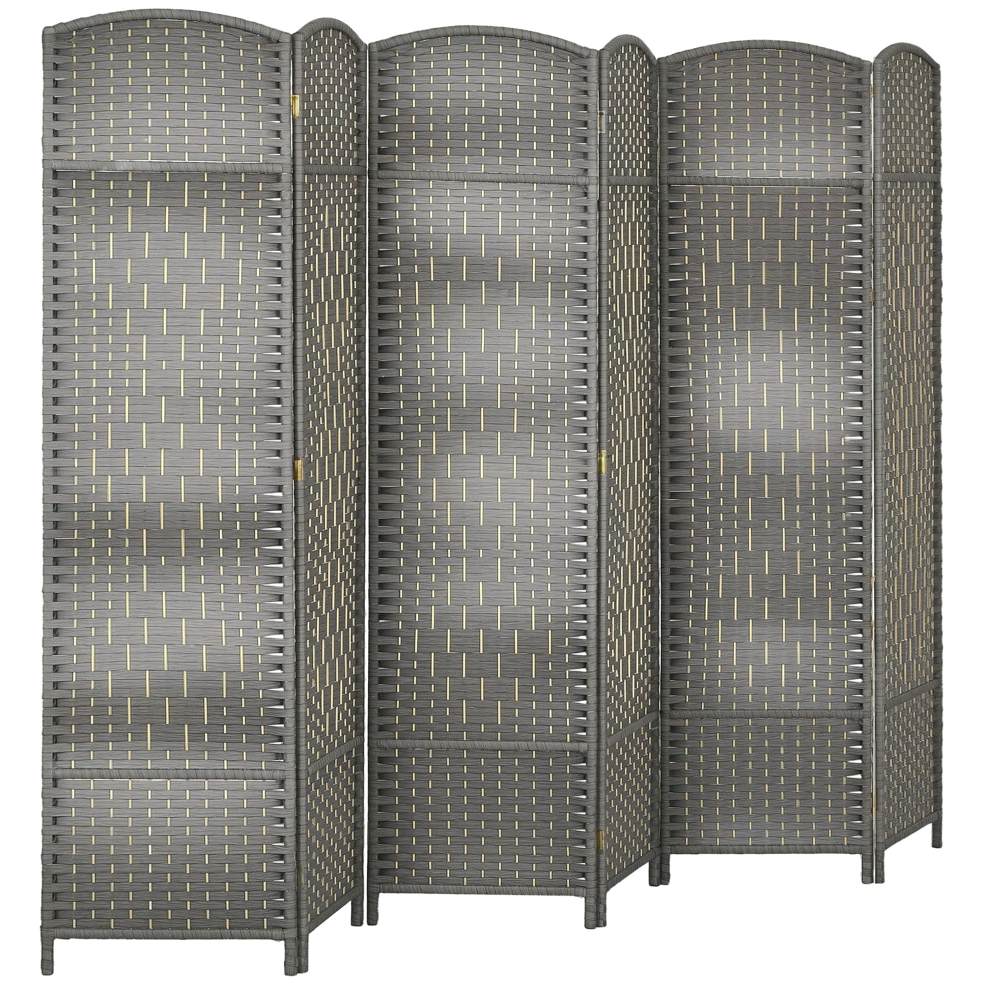 HOMCOM 6-Panel Mixed Gray