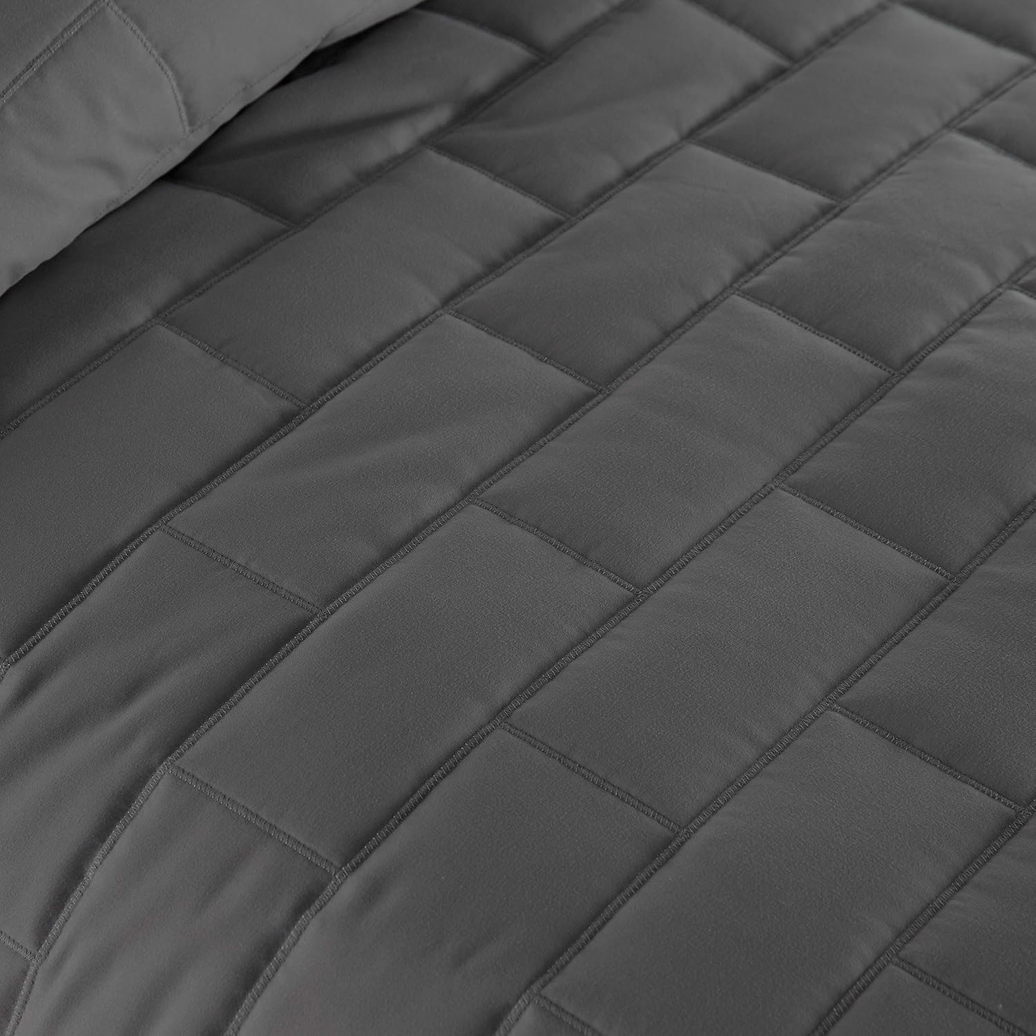 Brickyard Collection - Premium Quality, Soft, Wrinkle, Fade, & Stain Resistant, Hypoallergenic, Daybed Cover Set, Twin, Slate