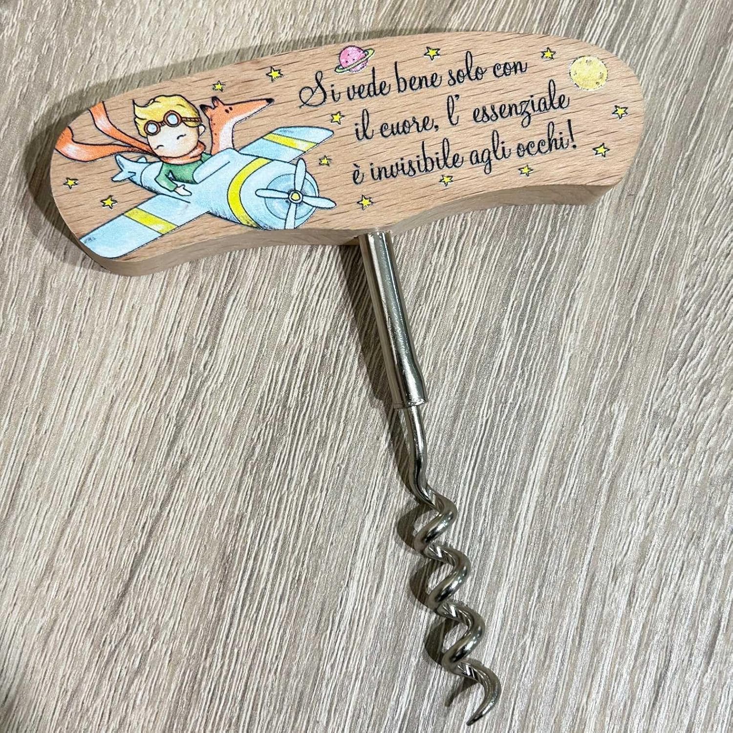 Regalami.Shop Set 8 Bomboniere Piccolo Principe Complete di Scatola, Portaconfetti e Biglietto Coordinato. (8, picc)
