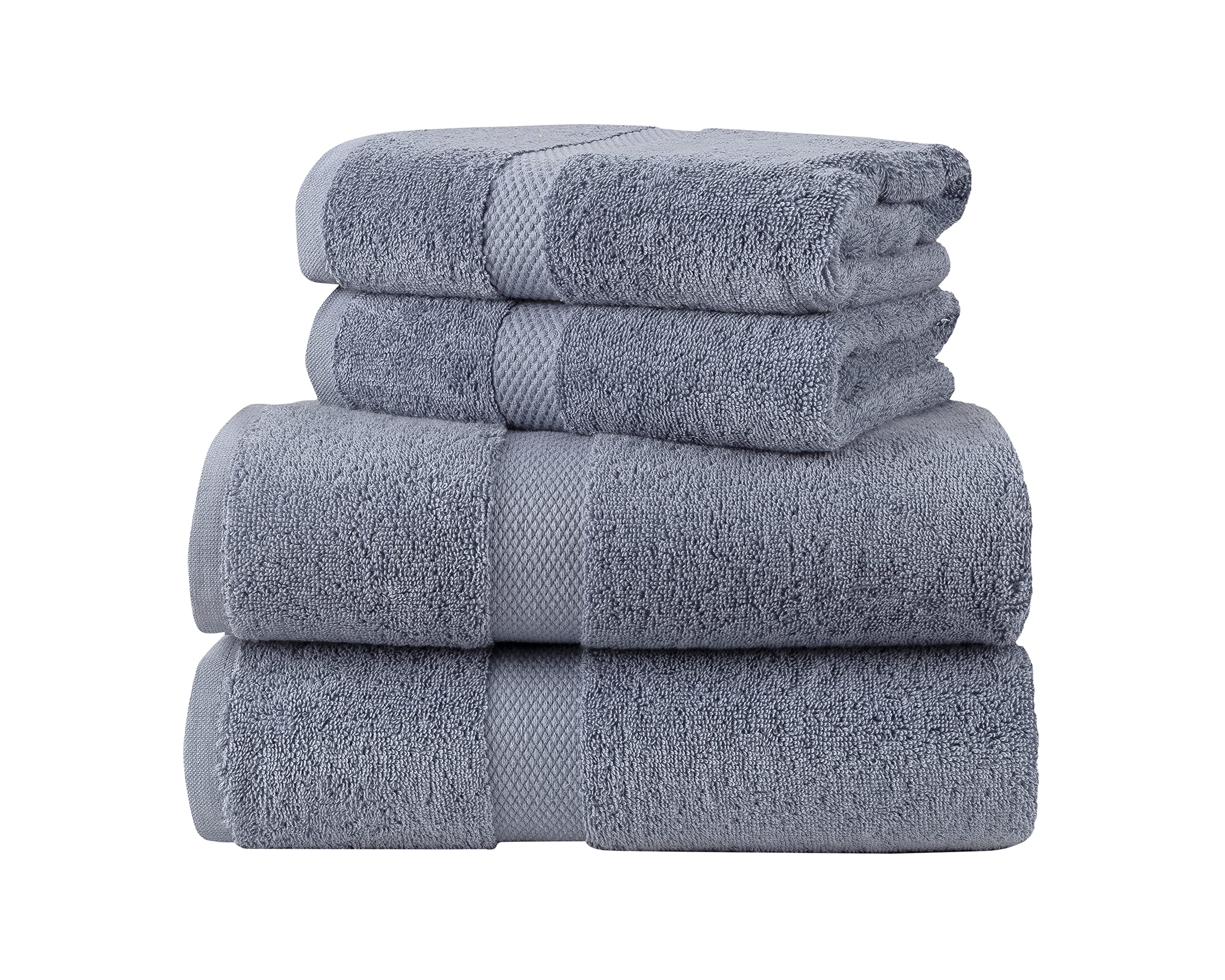 La Maison 100% Egyptian Cotton 600GSM Superior Towel Bale Set Hand Towel Bath Towel 4 Piece Super Soft Everyday Use (Pacific Blue) โ image 1