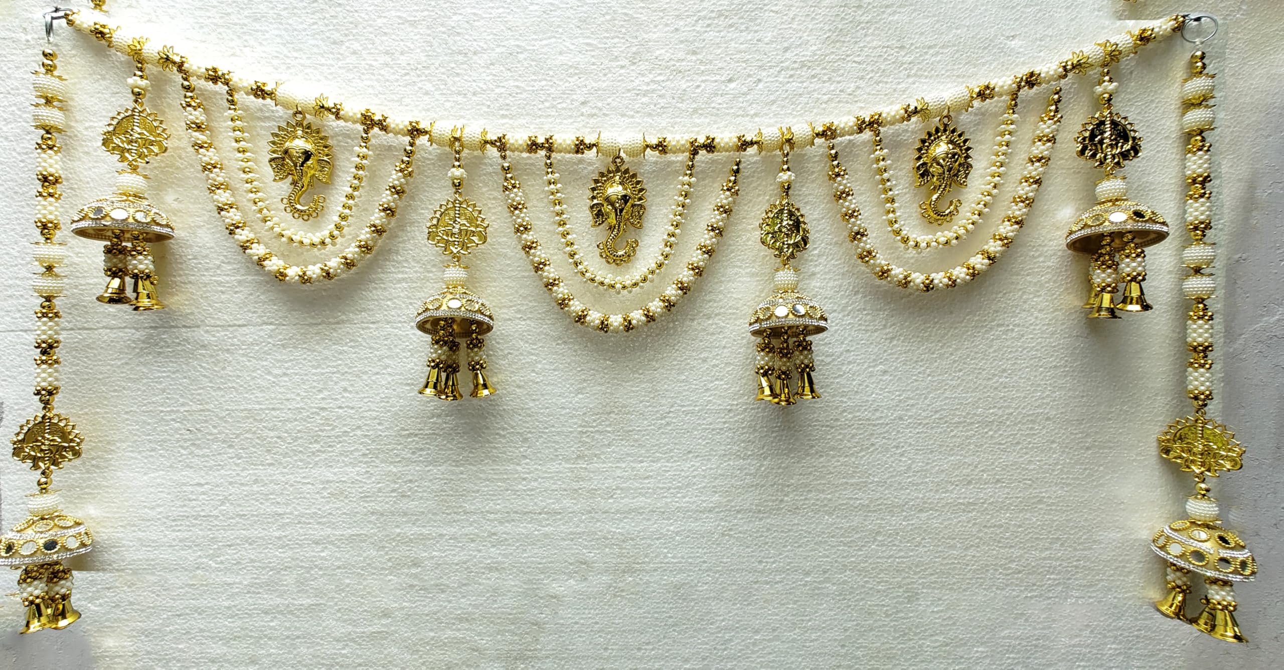 Swadeshi Desire™ Elegant Toran for Main Door - Diwali Torans for Entrance Door Decoration Items Hanging