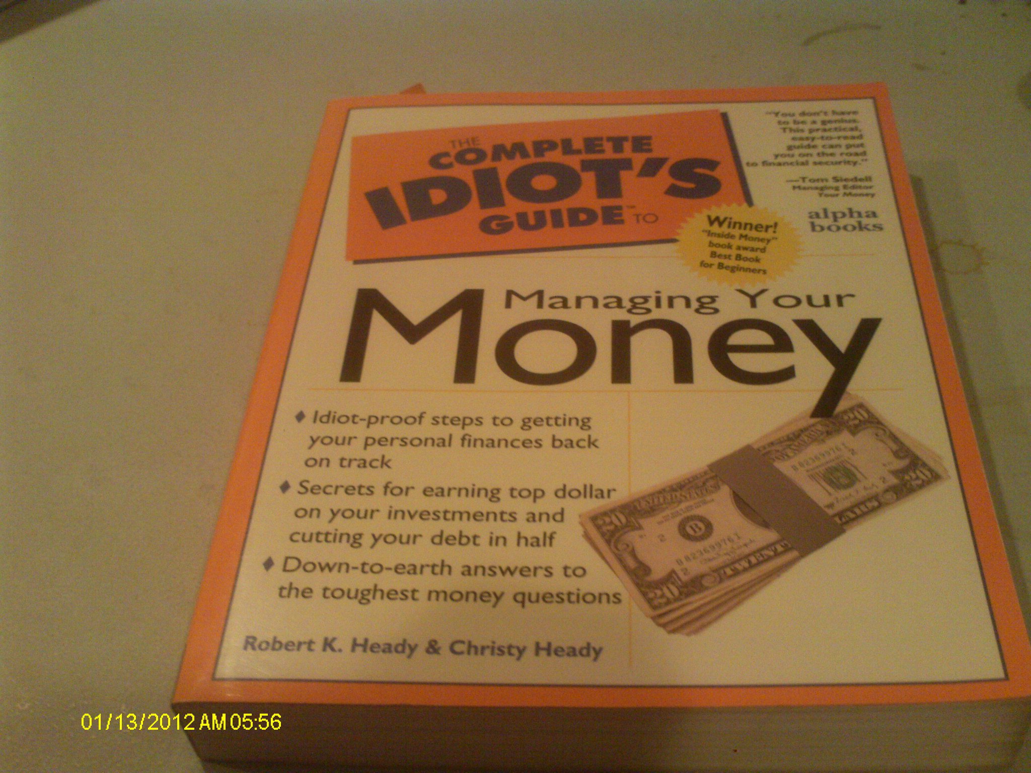 Buy The Complete Idiot's Guide to Managing Your Money — BookShops.in