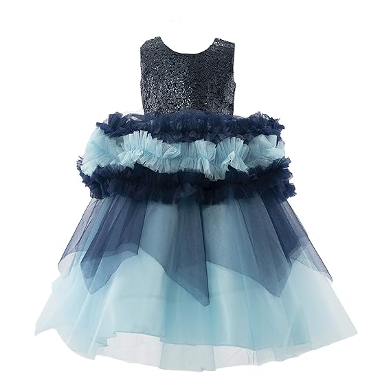 Fairy Dolls Girls Multi Color Sequins Ball Gown