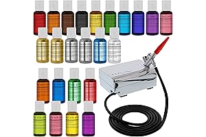 Premium Airbrush Kit for Culinary Creations: Elevate Your Cookie Decorations
