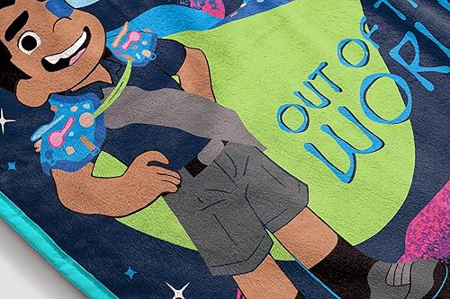 Miniatura 119 de Jay Franco Manta de felpa de 46 x 60 pulgadas, manta de forro polar suave y acogedora para dormitorio y sofá, producto con licencia oficial, azul