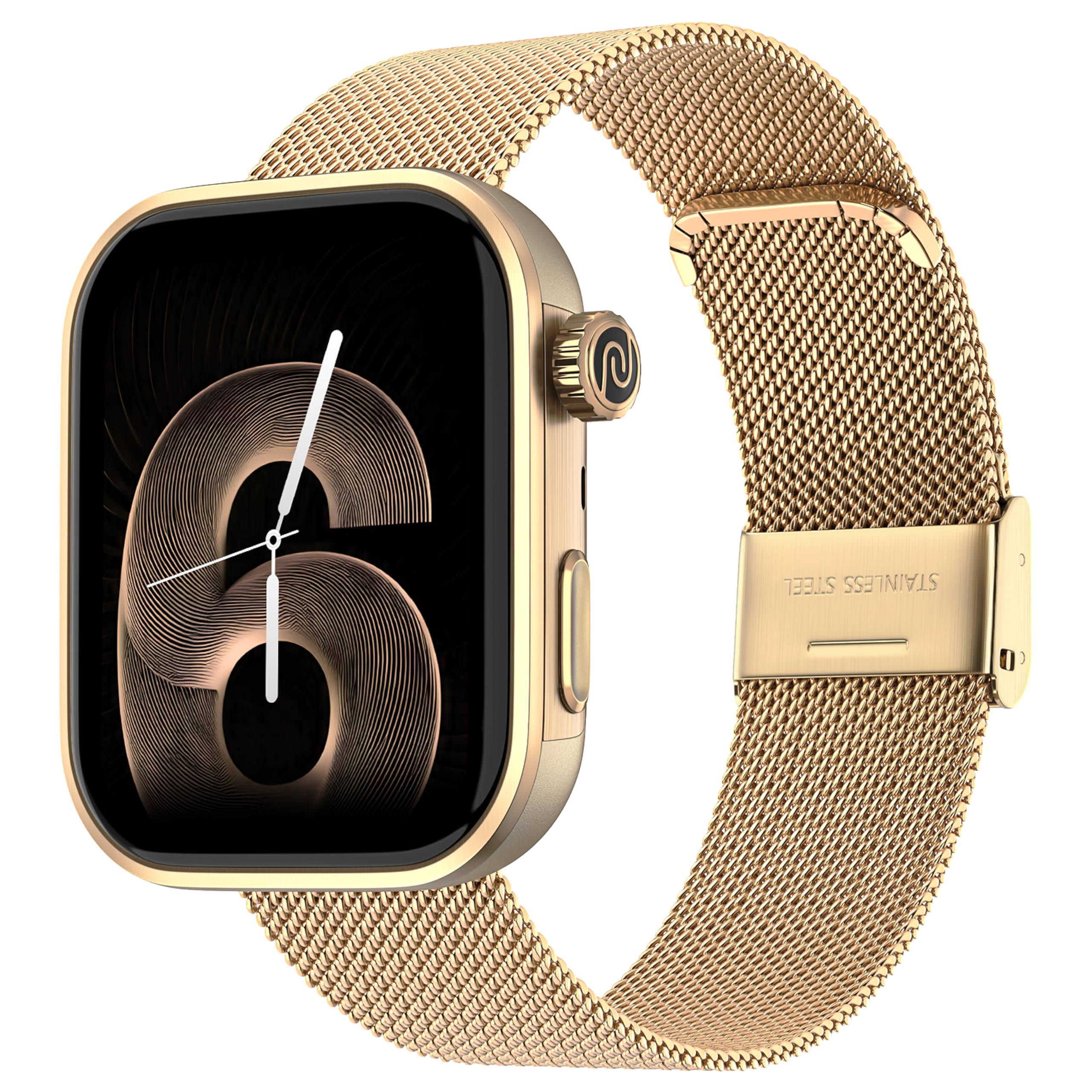 Noise Pro 6 Smart Watch:Intelligent AI, Endless AI Watch Faces, AI Companion, 1.85" AMOLED, EN2 Processor, Nebula UI 2.0, Emergency SOS, Compatible with iOS & Android(Champange Link), Brown-image-6