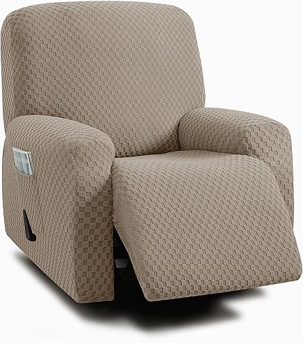 Miniatura 15 de ULTICOR Sofá reclinable extra ancho de 75 a 100 pulgadas, funda de sofá reclinable de 2 plazas, funda de sofá reclinable extra ancha, tela jacquard