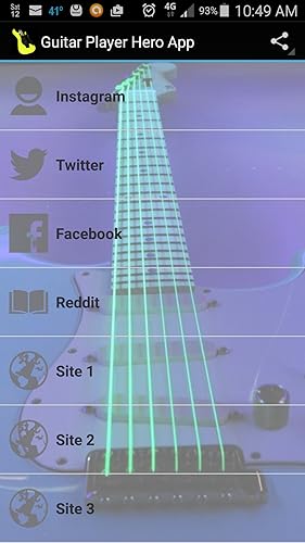 Guitar Player Hero App