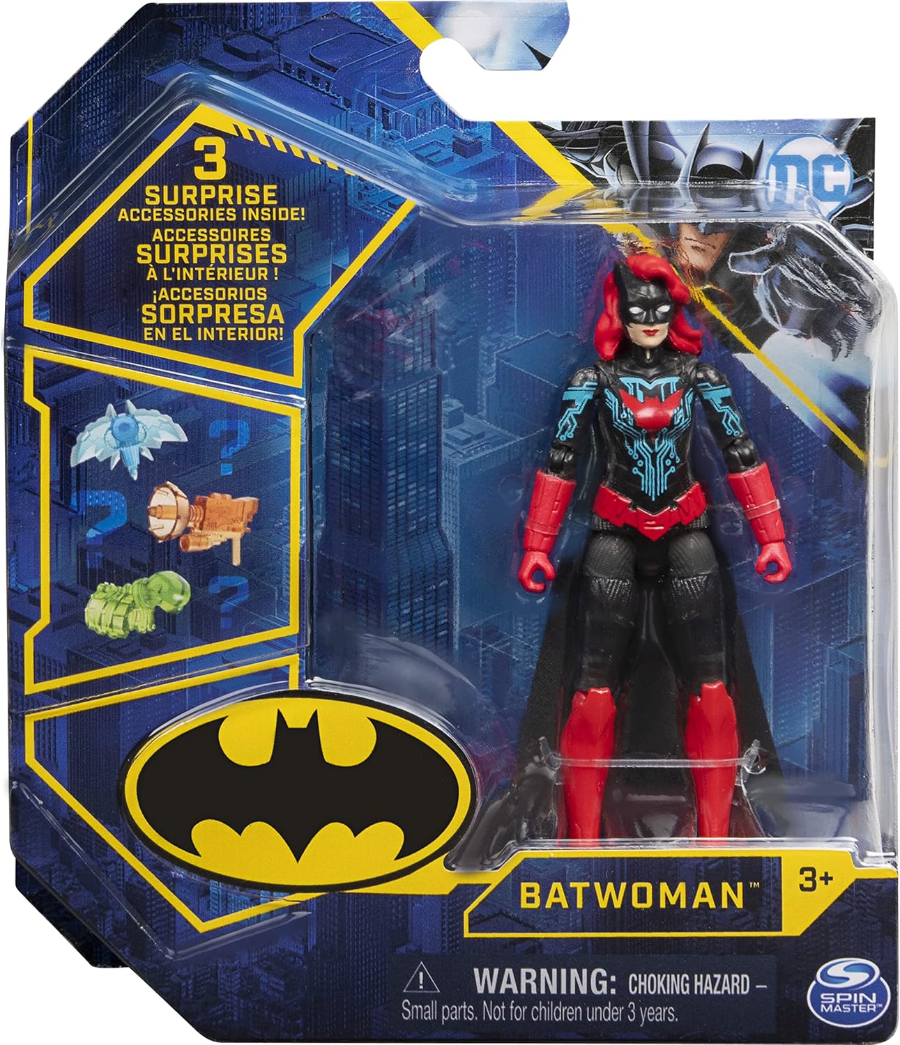 BATMAN, 4-Inch Action Figures with 3 Mystery Accessories (Styles Vary) - Image 4