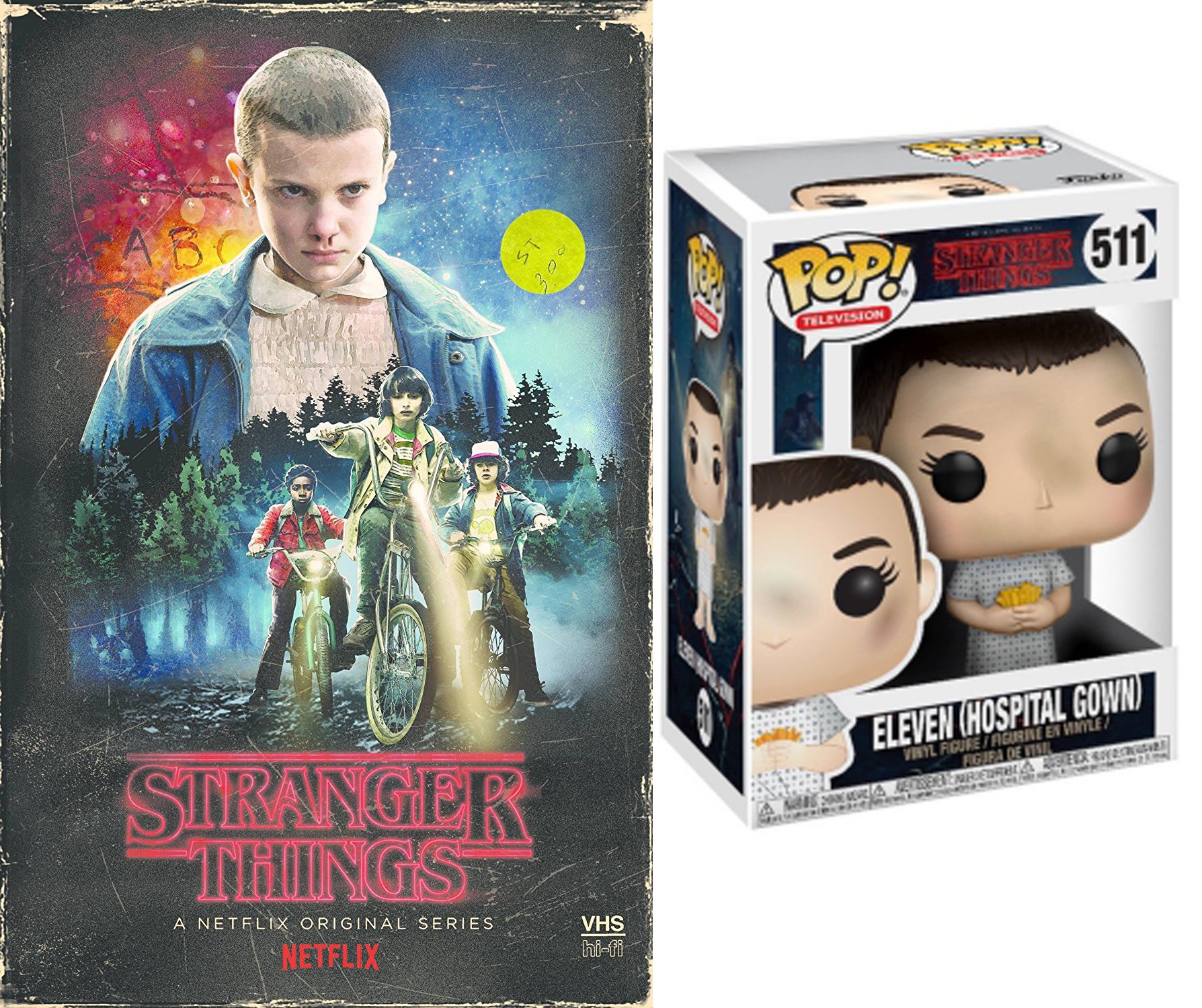 Buy Stranger Things Mystery Eleven (Hospital Gown 511) Exclusive VHS