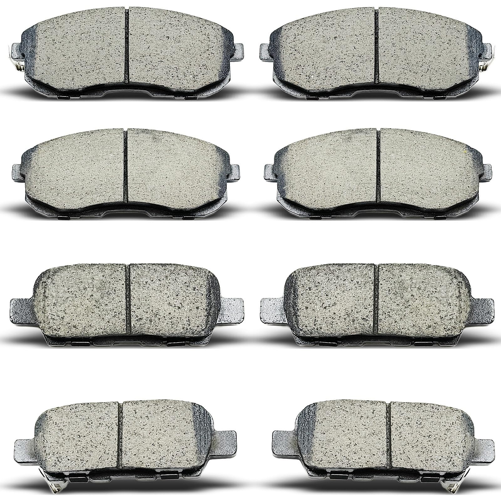 evkingauto 8pcs Ceramic Brake Pads