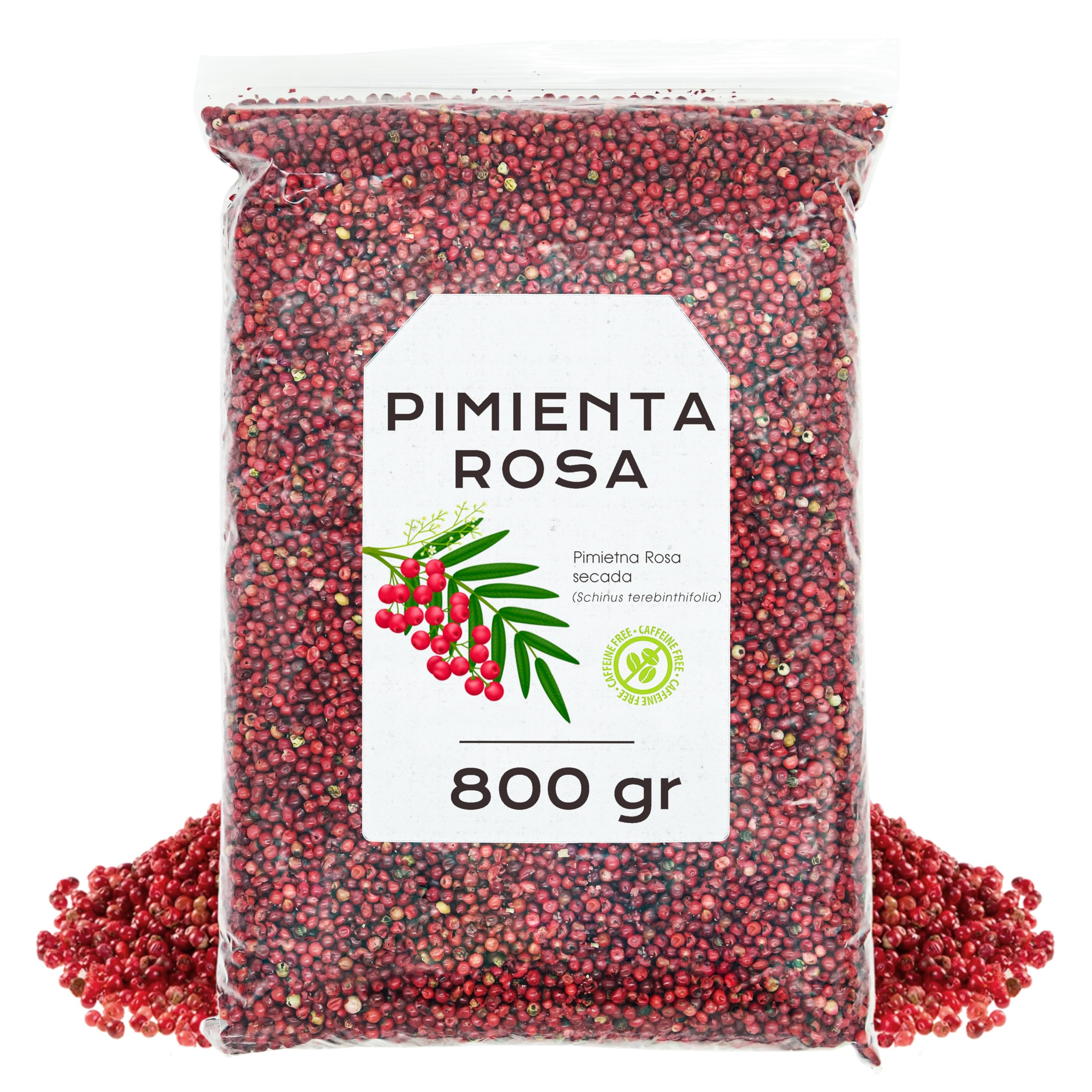Pimienta Rosa Granos Enteros 800g