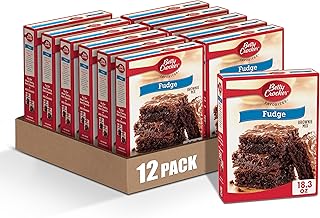 Betty Crocker Fudge Brownie Mix, Family Size, 18.3 oz (Pack of 12)