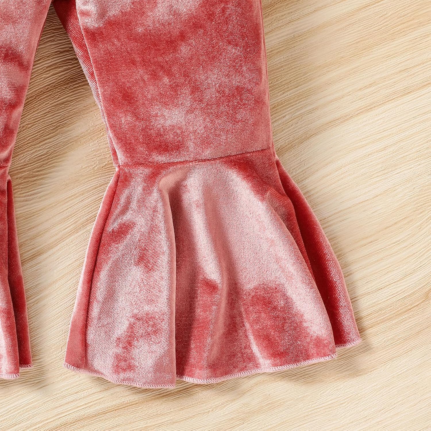 Viworld Baby Girl Birthday Clothes Snowflake First One Romper+Velvet Flared Pants-Hairband 3Pcs Cake Smash Outfits - Image 7