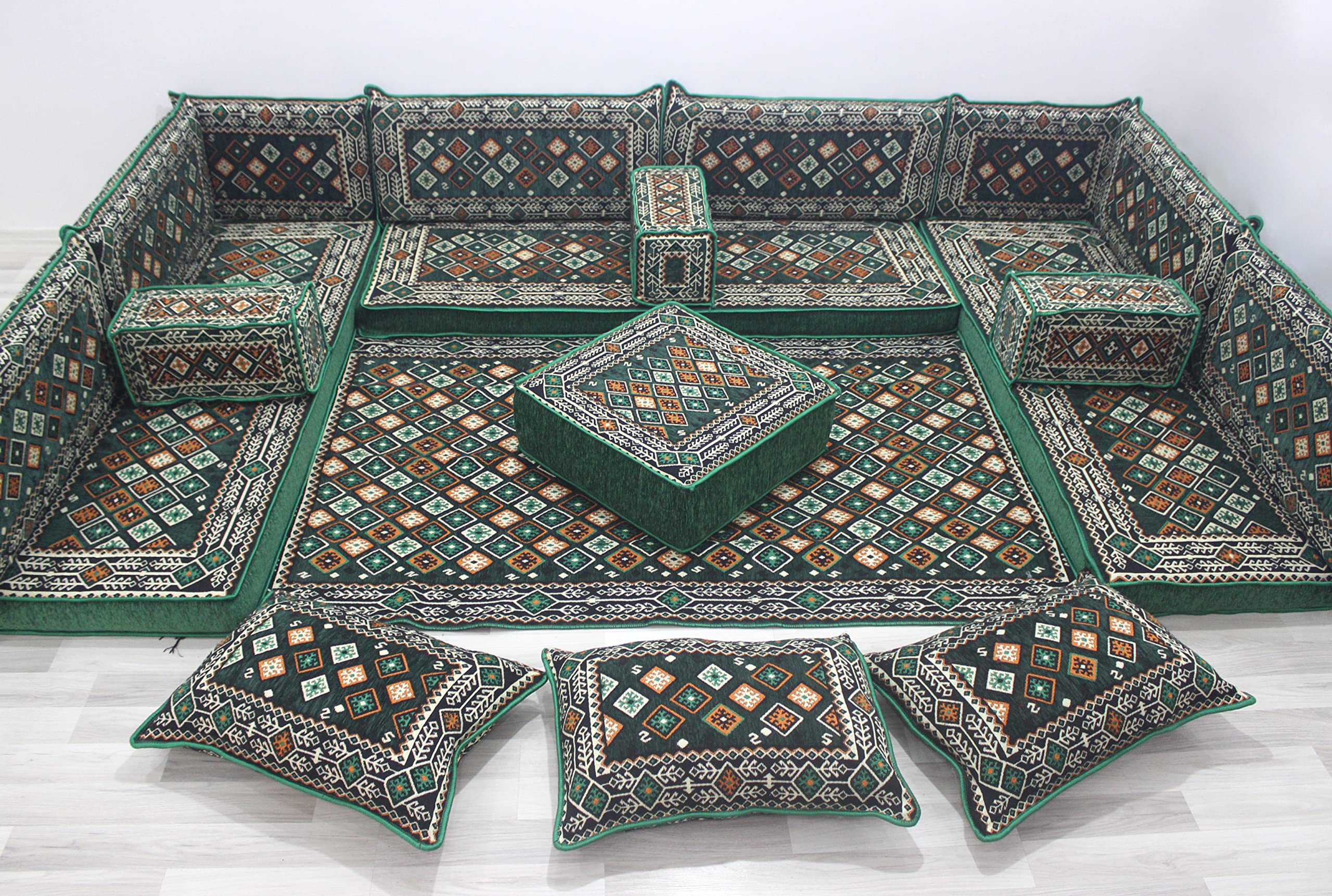 Buy Handmade Living Room Furniture, U Shaped Floor Couch, Majlis Arabic