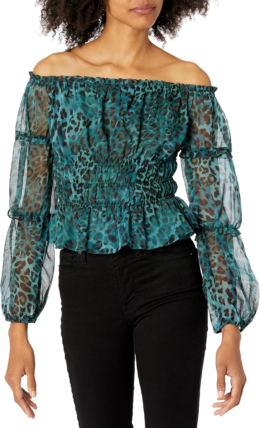 guess long sleeve top women's