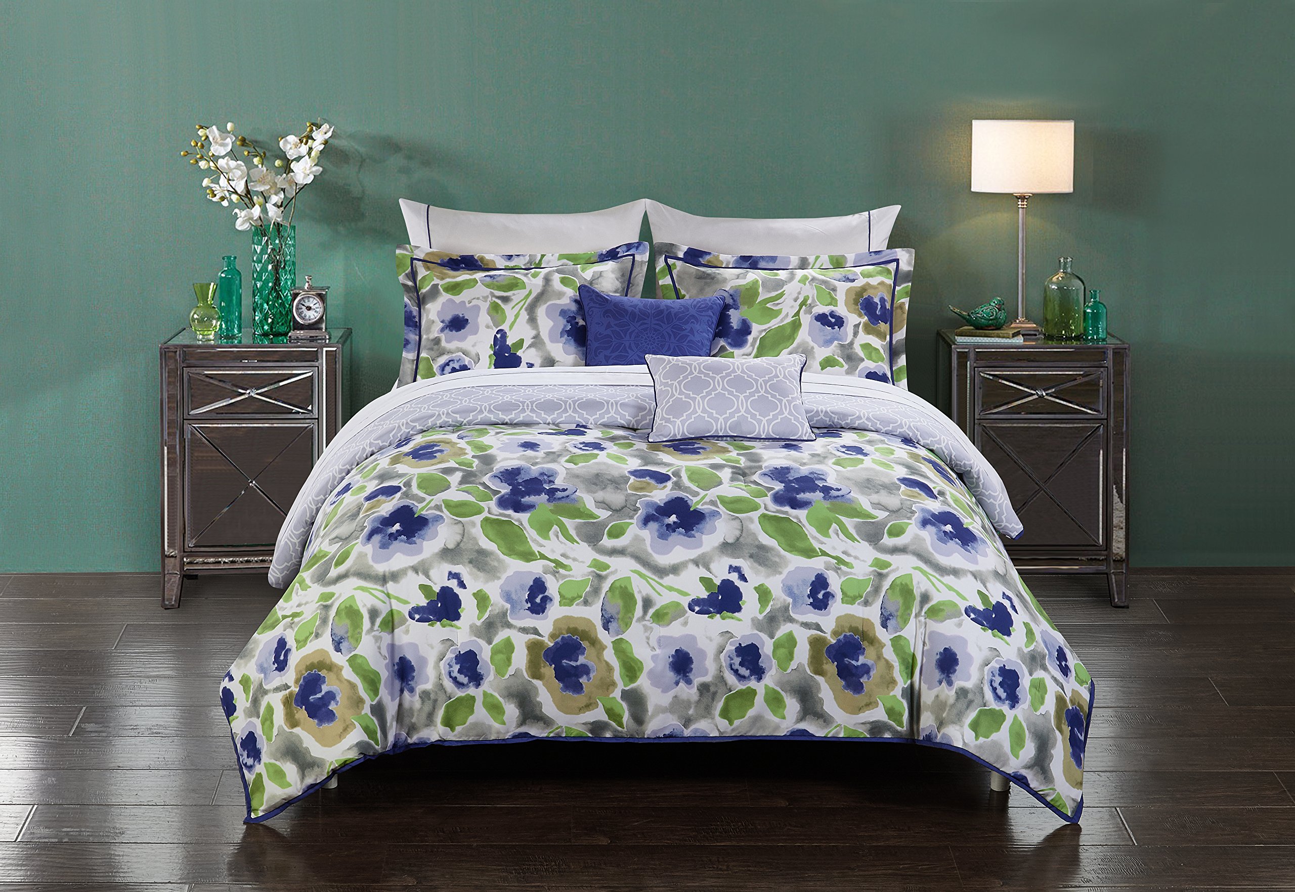 stylehouse Bed in a Bag Comforter Set, Queen, Magnolia