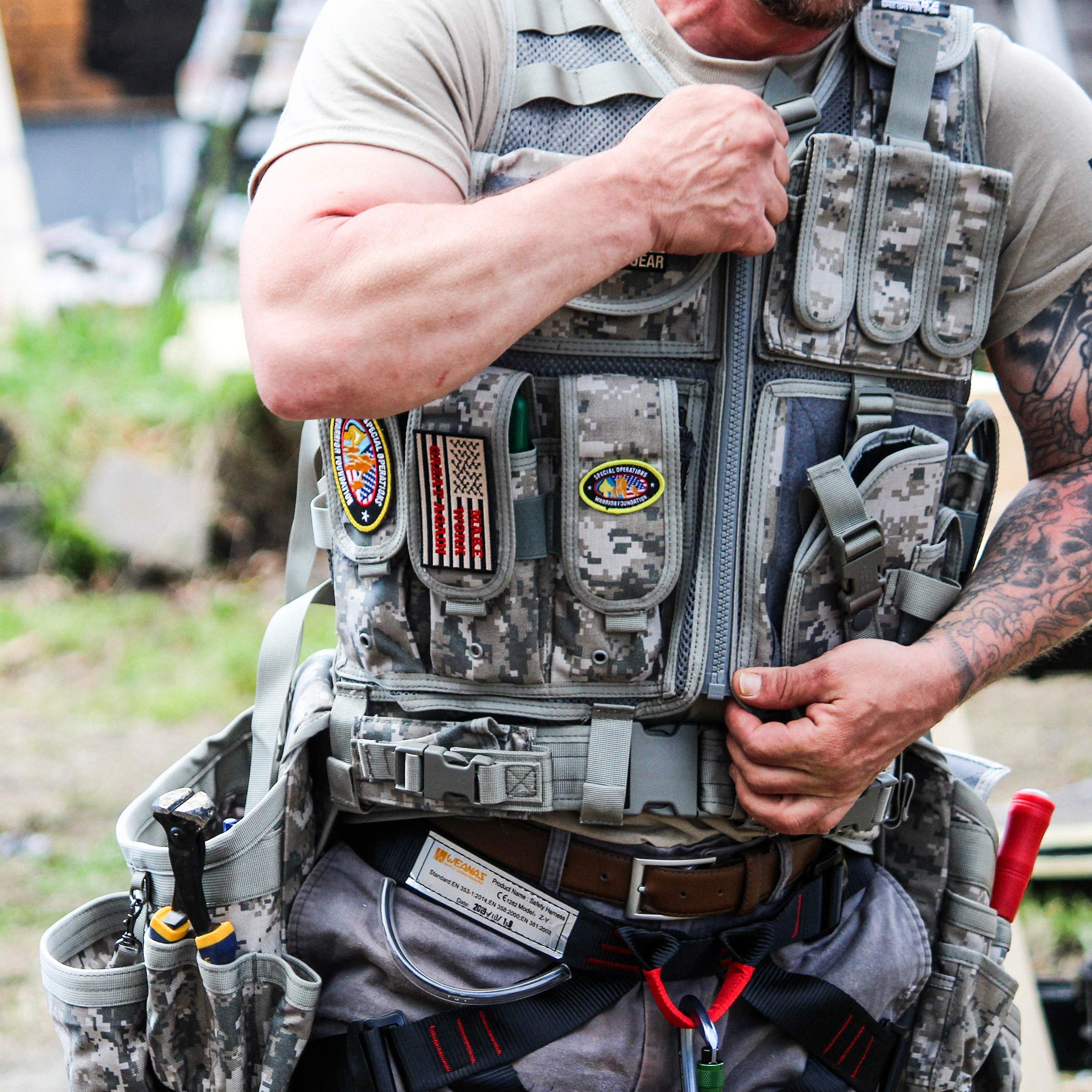 Spec Ops Tool Gear SF18 DELTA Tactical Vest Tool Belt with Medium